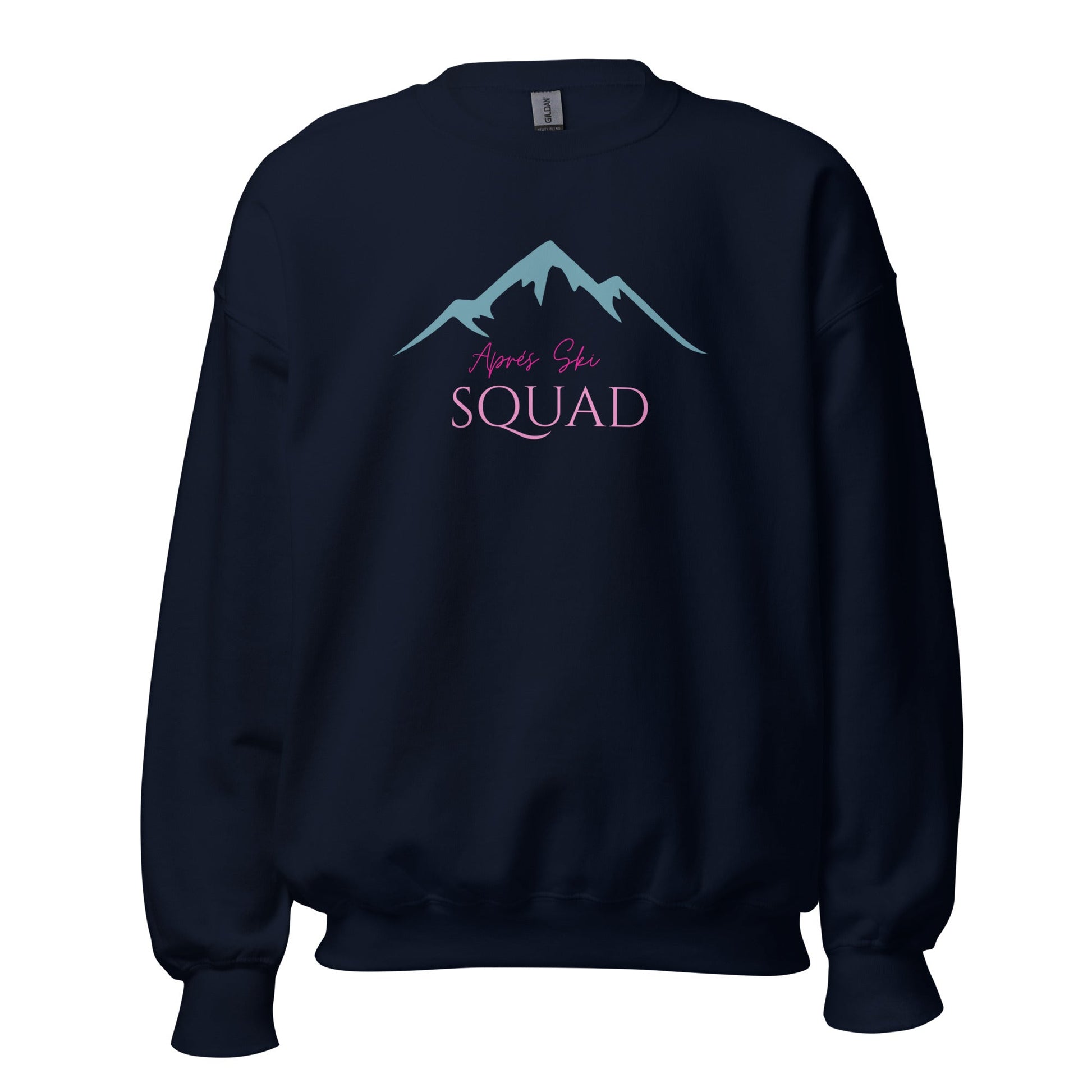 Après Ski Squad Navy Sweatshirt – Cosy Winter Hen Party Jumper - FunPrint4You