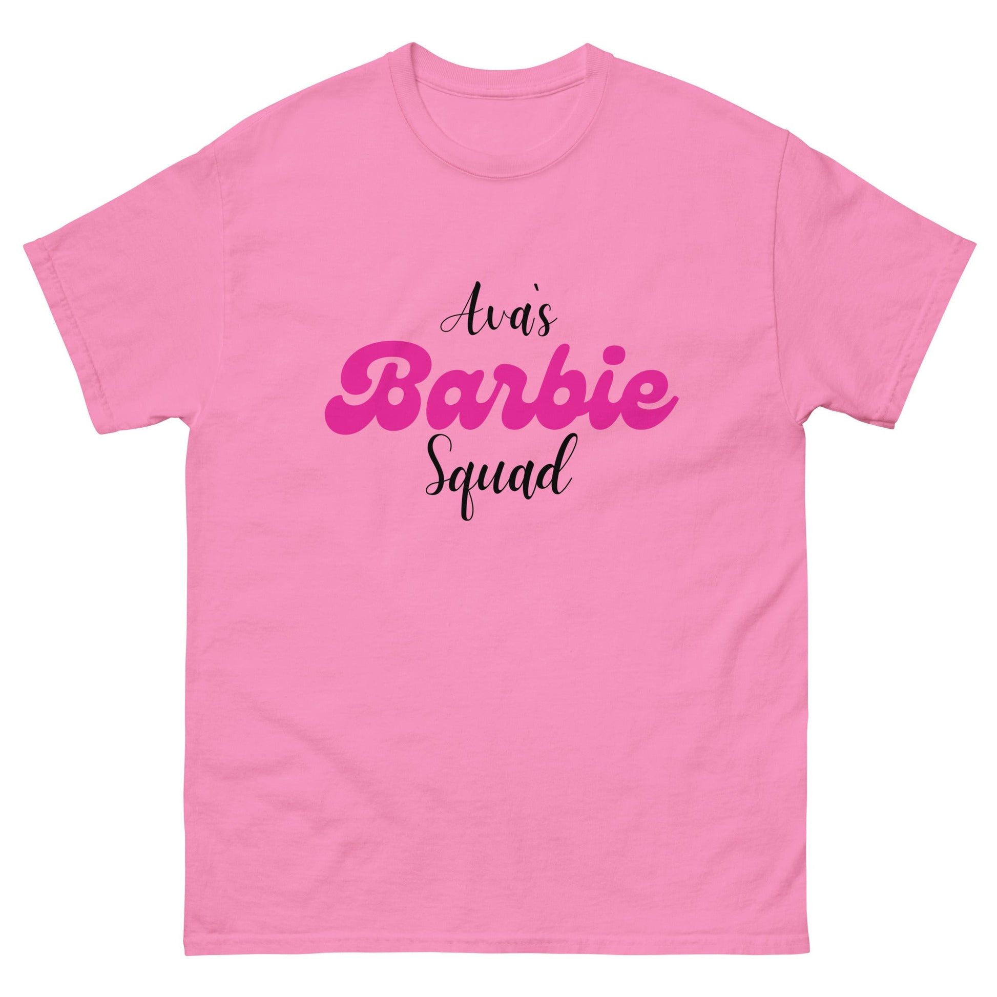 Barbie Squad T‑Shirt – Barbiecore Friends Party Tee, Hen Do Outfit, Girls Trip Matching Tee, Bachelorette Squad UK & Ireland - FunPrint4You