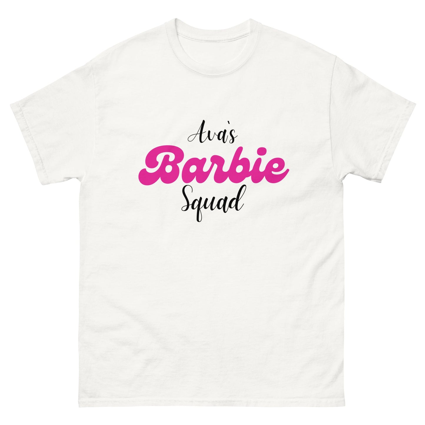Barbie Squad T‑Shirt – Barbiecore Friends Party Tee, Hen Do Outfit, Girls Trip Matching Tee, Bachelorette Squad UK & Ireland - FunPrint4You