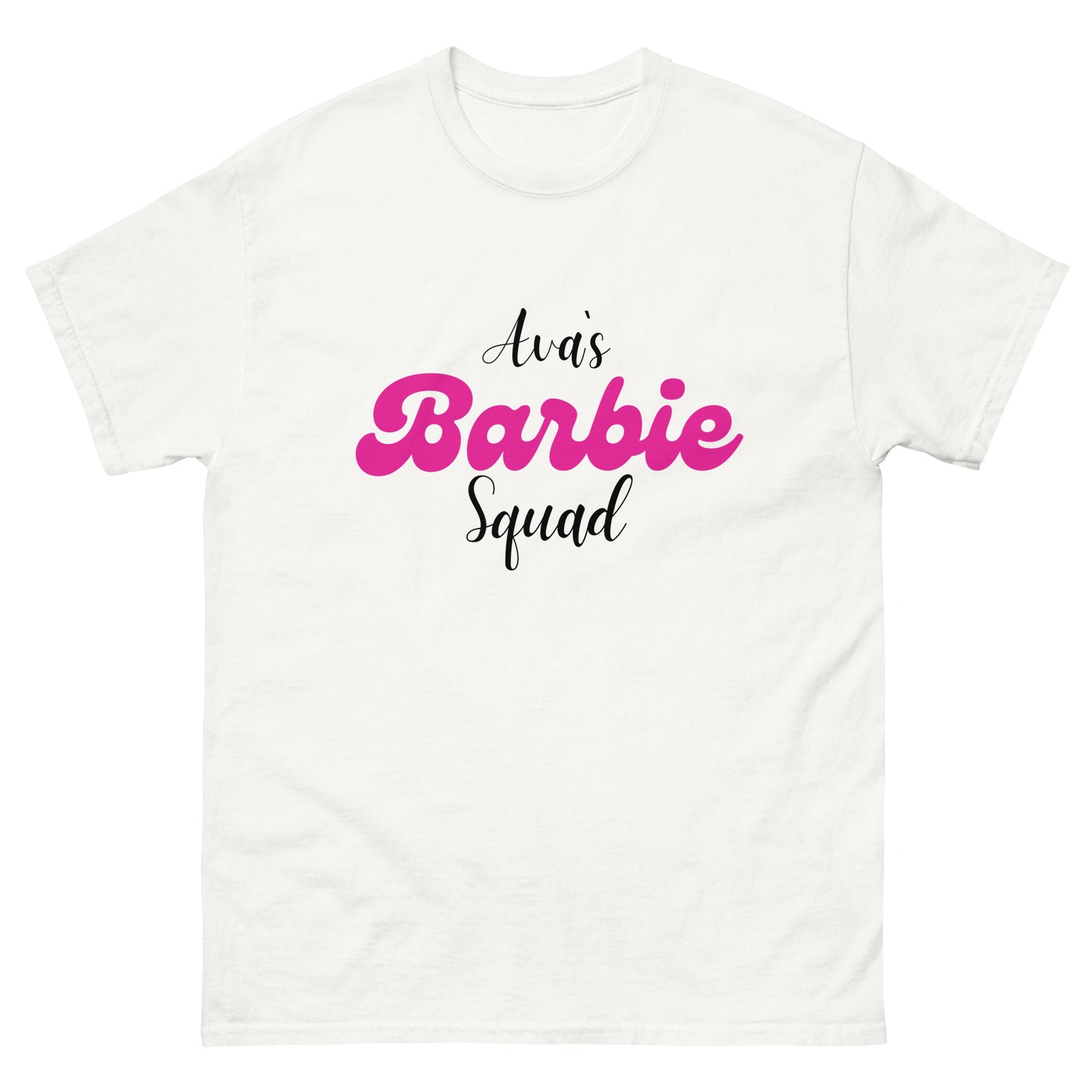 Barbie Squad T‑Shirt – Barbiecore Friends Party Tee, Hen Do Outfit, Girls Trip Matching Tee, Bachelorette Squad UK & Ireland - FunPrint4You