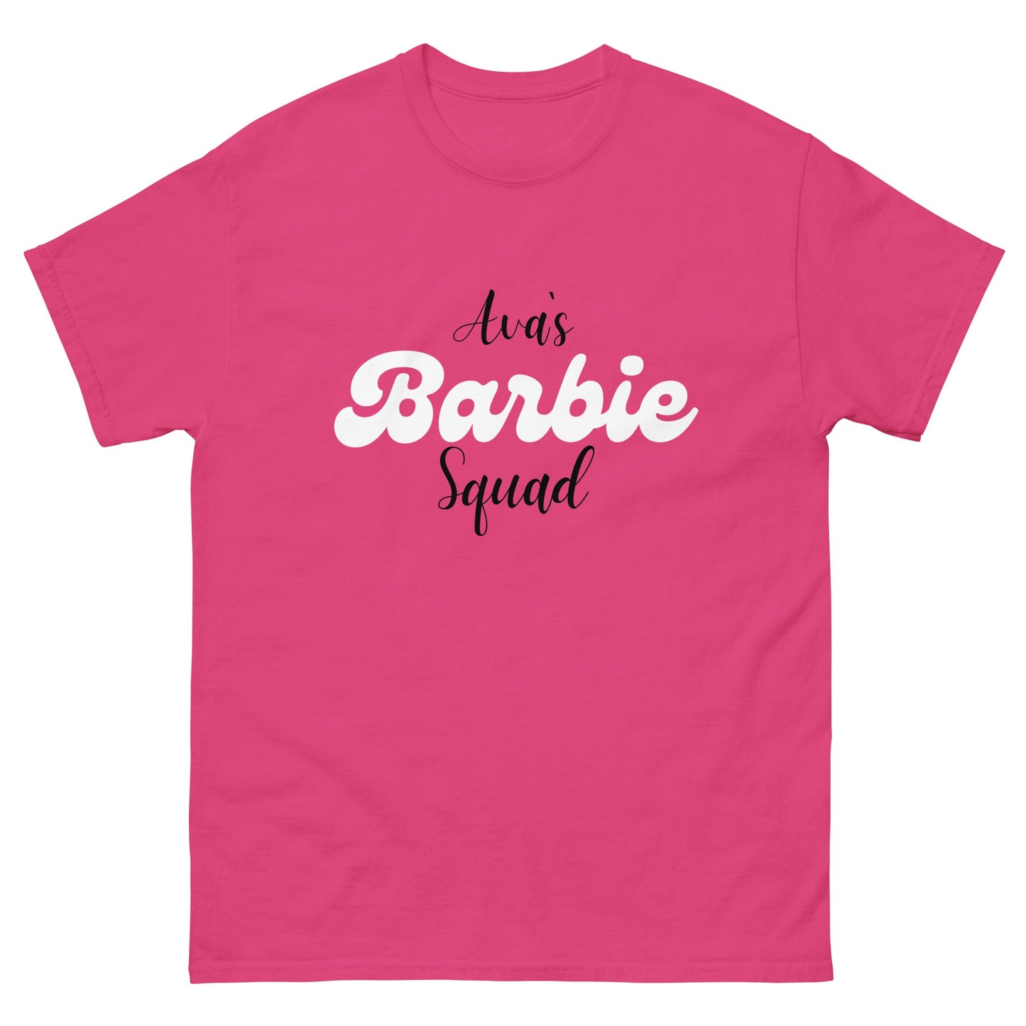 Barbie Squad T‑Shirt – Barbiecore Friends Party Tee, Hen Do Outfit, Girls Trip Matching Tee, Bachelorette Squad UK & Ireland - FunPrint4You