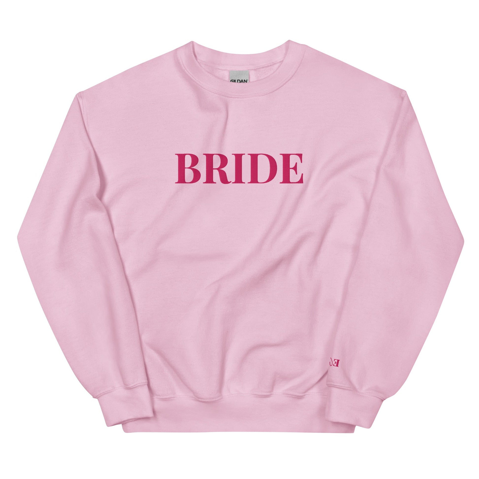 BBride Sweater with Embroidered Sleeve – Custom Bridal Gift - FunPrint4You