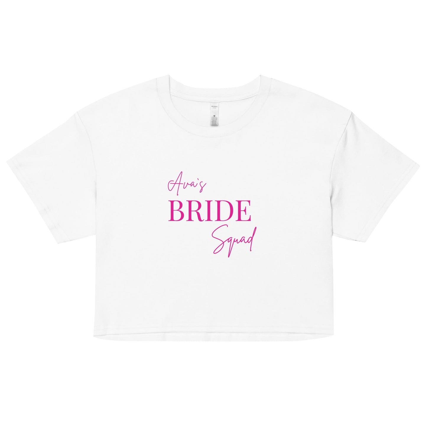 Bride Squad Women’s Baby Tee – Cute Bachelorette Party Shirt, Bridal Celebration Top, Bridal Shower Gift UK & Ireland - FunPrint4You