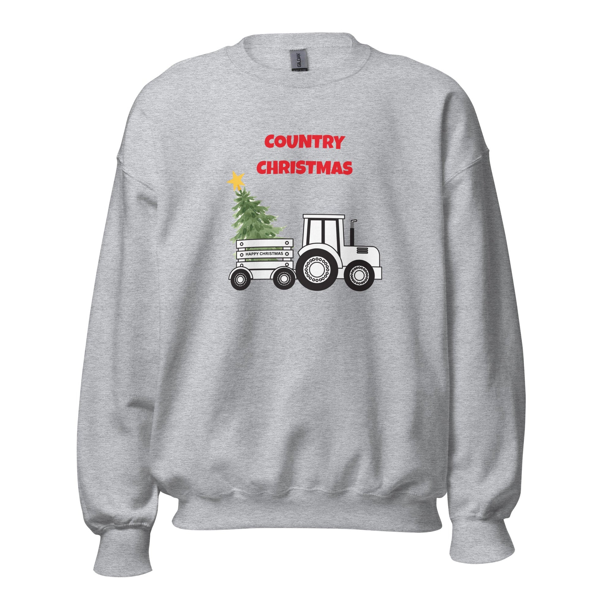 Country Christmas Tractor Jumper – Festive Farm Style - FunPrint4You
