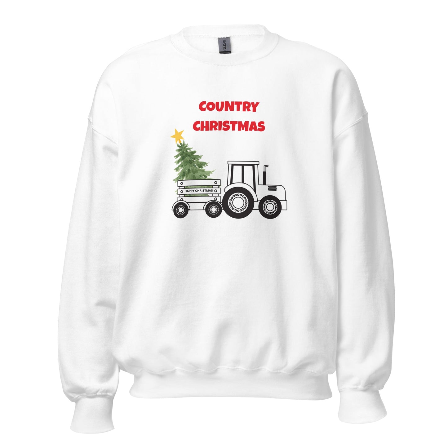Country Christmas Tractor Jumper – Festive Farm Style - FunPrint4You