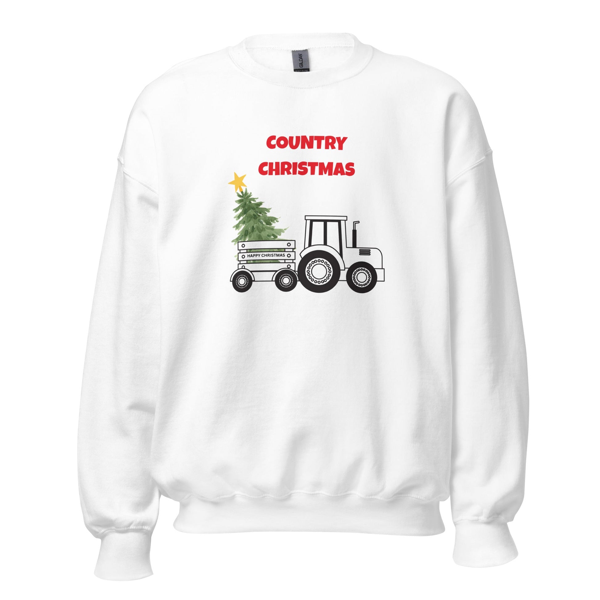 Country Christmas Tractor Jumper – Festive Farm Style - FunPrint4You