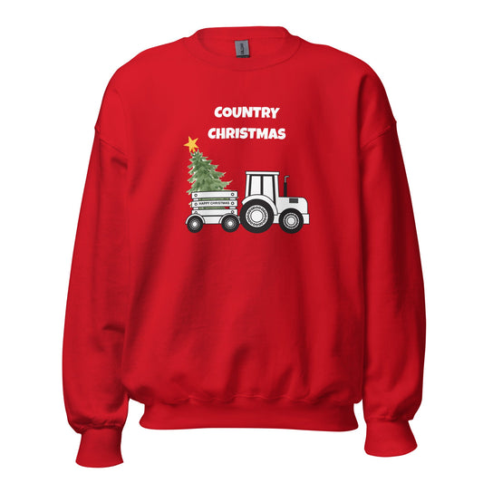 Country Christmas Tractor Jumper – Festive Farm Style - FunPrint4You