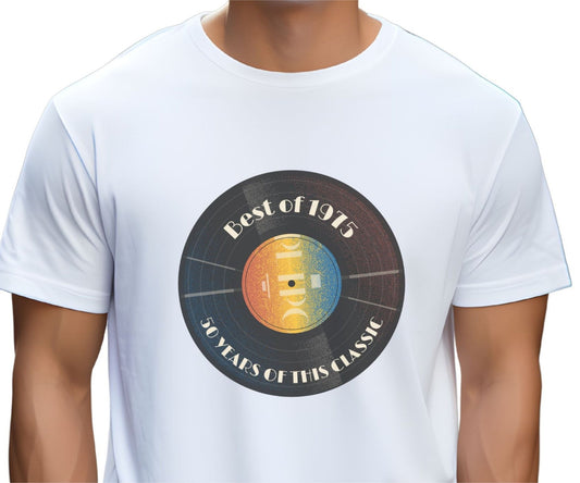 Custom “Best of 1975” 50th Birthday Shirt – Personalised Milestone Tee UK & Ireland - FunPrint4You