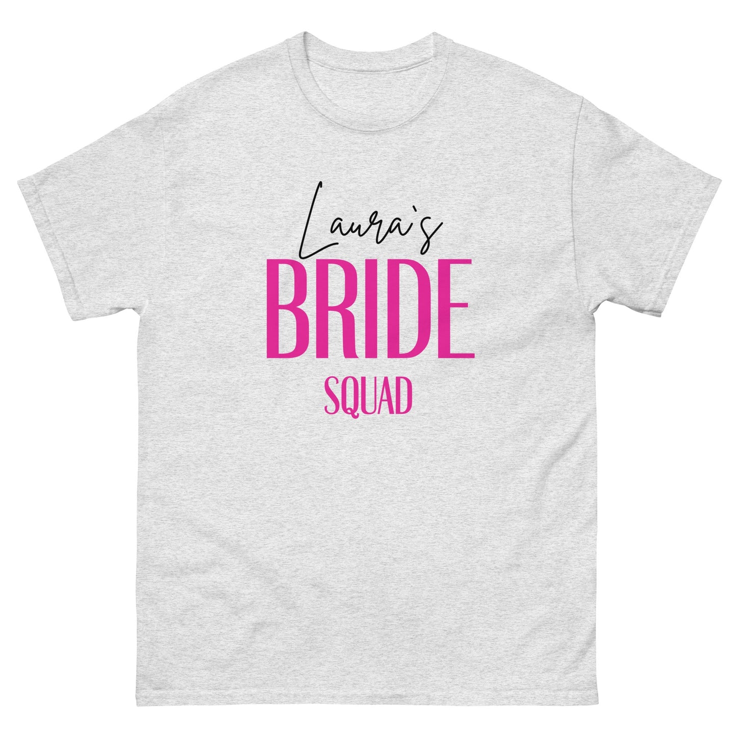 Custom Bride Squad T-Shirts – Personalised Hen Party Tees UK & Ireland - FunPrint4You
