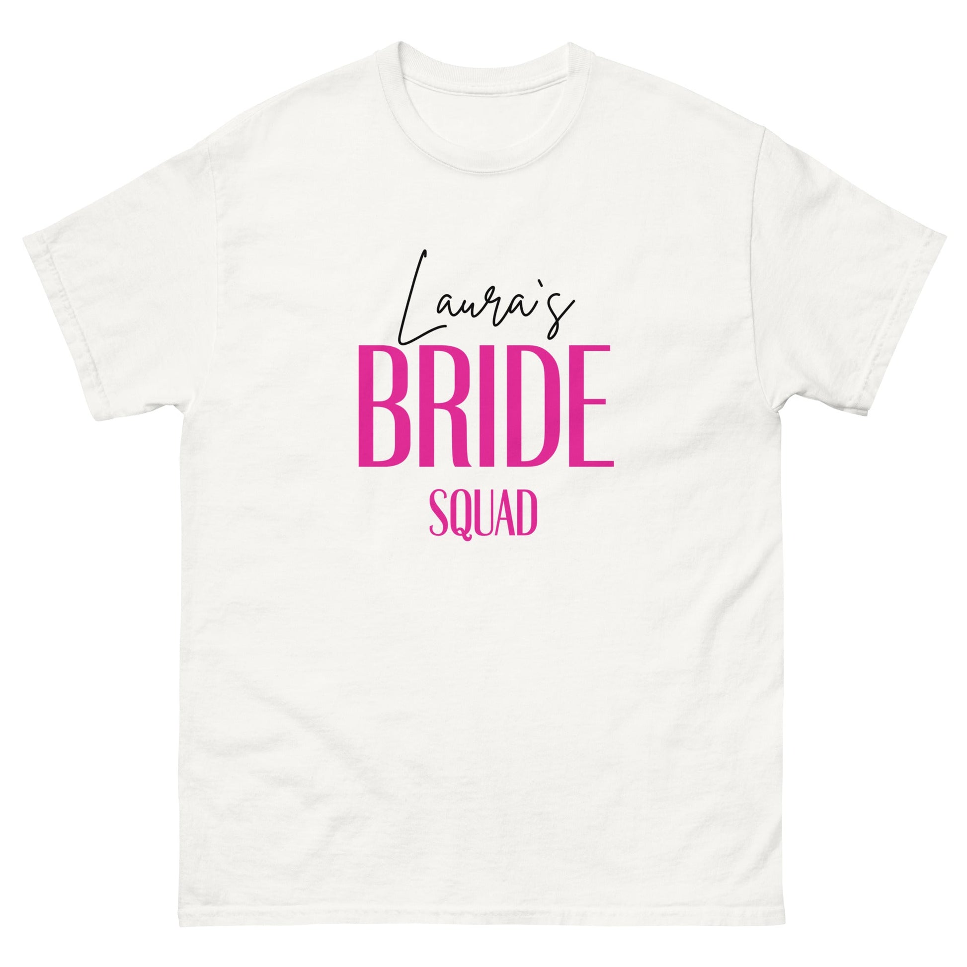 Custom Bride Squad Tee – Personalized Hen Party T-Shirt - FunPrint4You