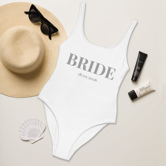 Custom Bride Swimsuit – One - Piece Hen Party Swimwear | Ibiza, Marbella, Abroad - FunPrint4You