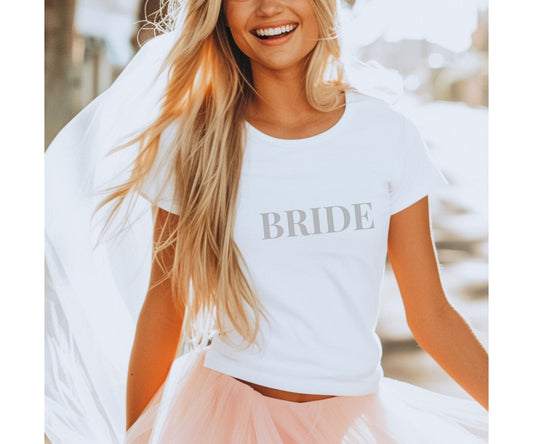 Custom Bride T-Shirt – Personalised Wedding Day Tee, Hen Party Outfit, Bridal Shower Gift, Bride To Be Shirt, UK & Ireland Delivery - FunPrint4You