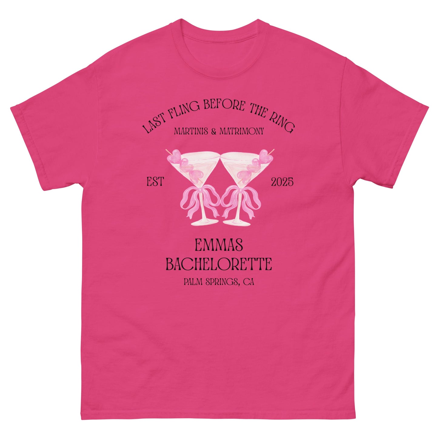 Custom Last Fling Tee – Bride & Hen Party T-Shirt - FunPrint4You