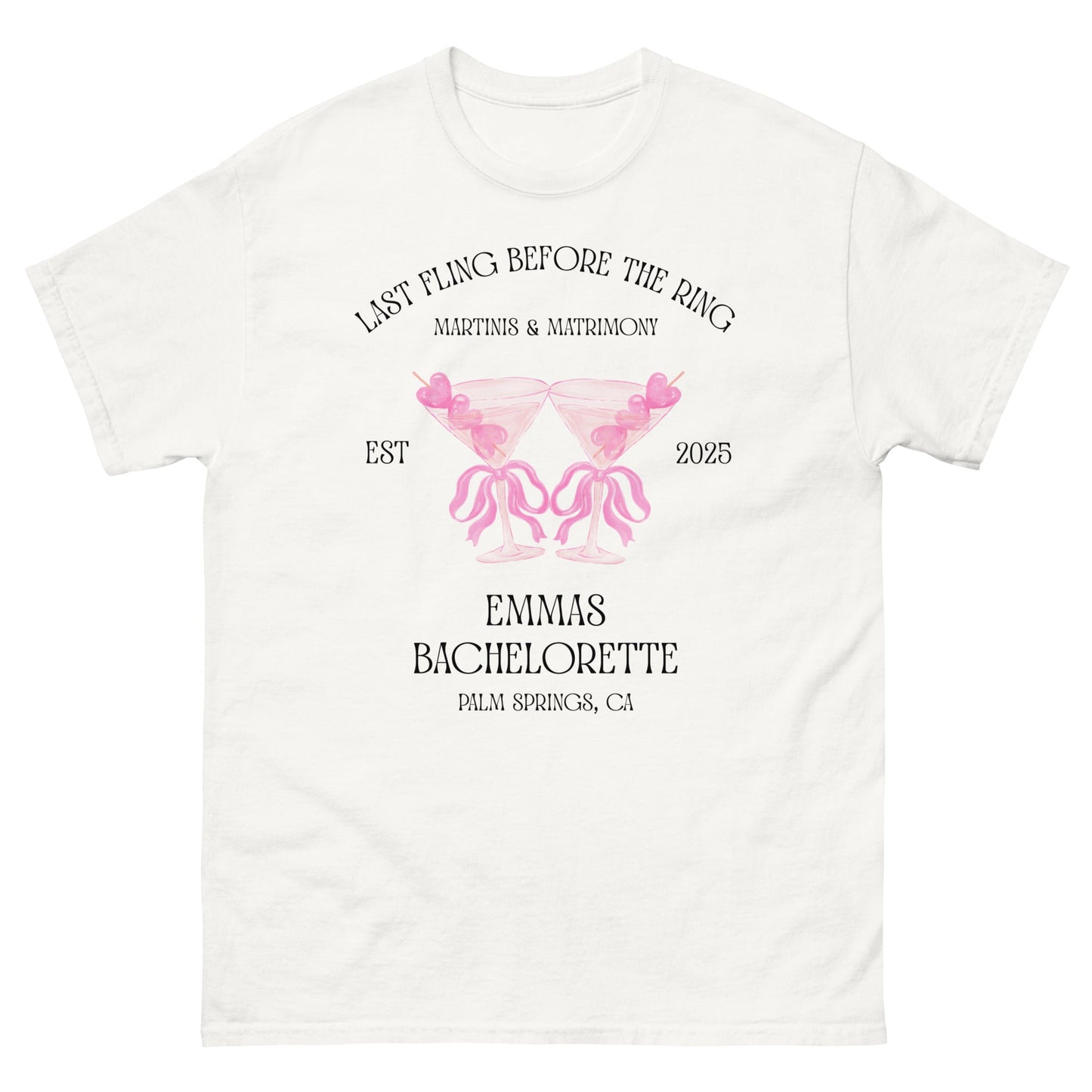 Custom Last Fling Tee – Bride & Hen Party T-Shirt - FunPrint4You