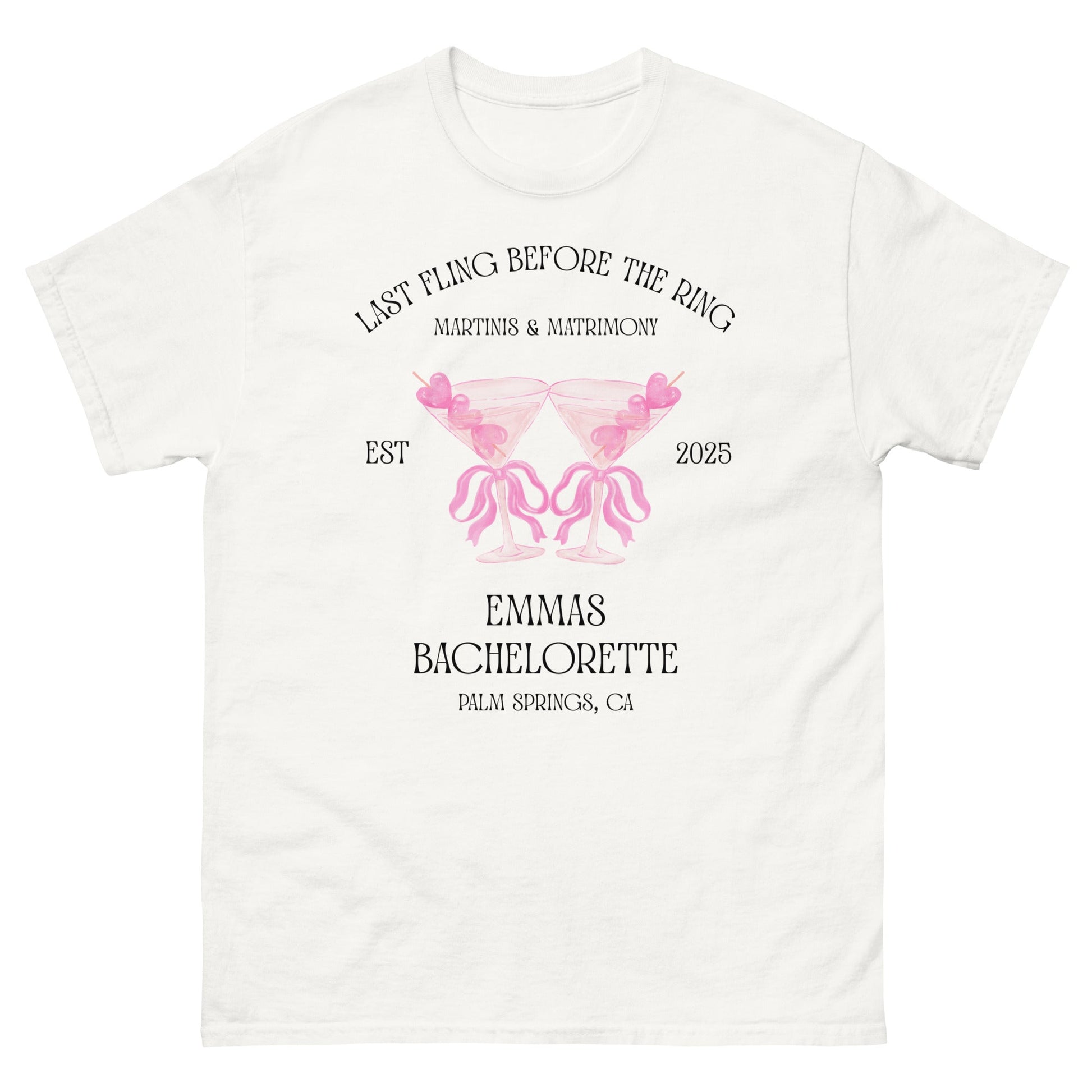 Custom Last Fling Tee – Bride & Hen Party T-Shirt - FunPrint4You