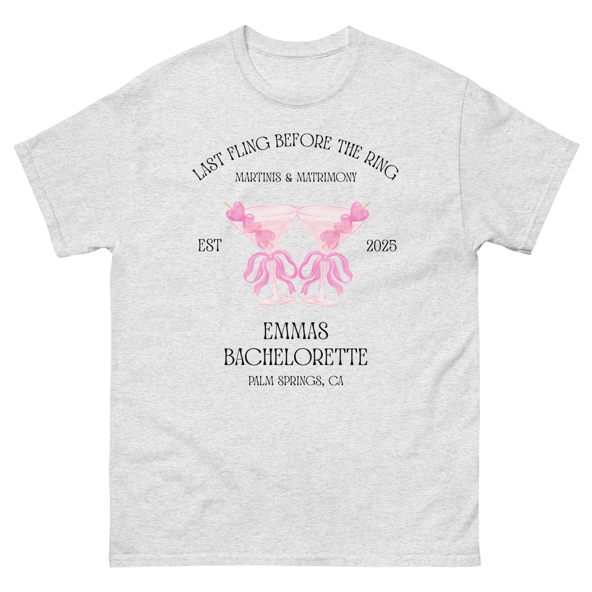 Custom Last Fling Tee – Bride & Hen Party T-Shirt - FunPrint4You