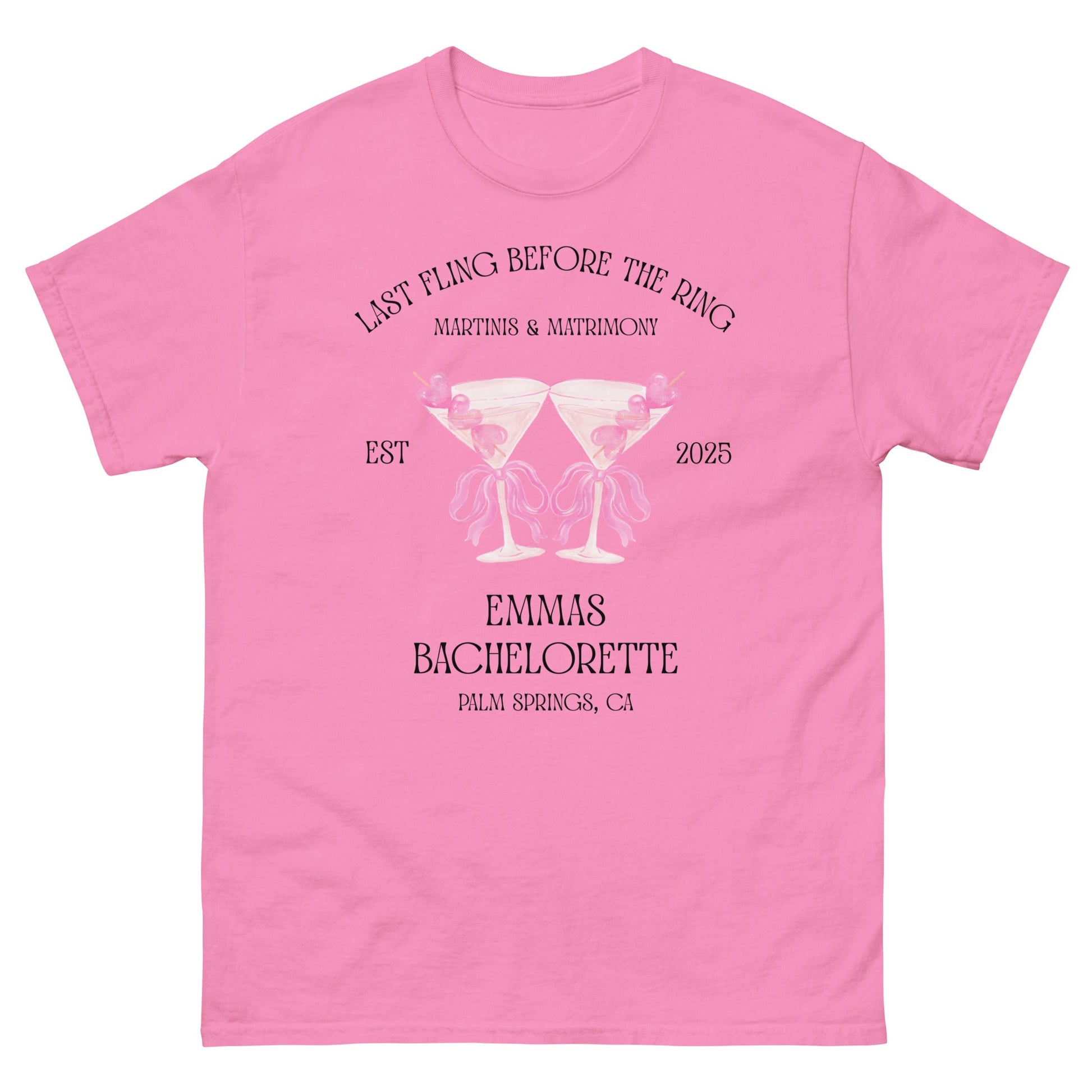 Custom Last Fling Tee – Bride & Hen Party T-Shirt - FunPrint4You