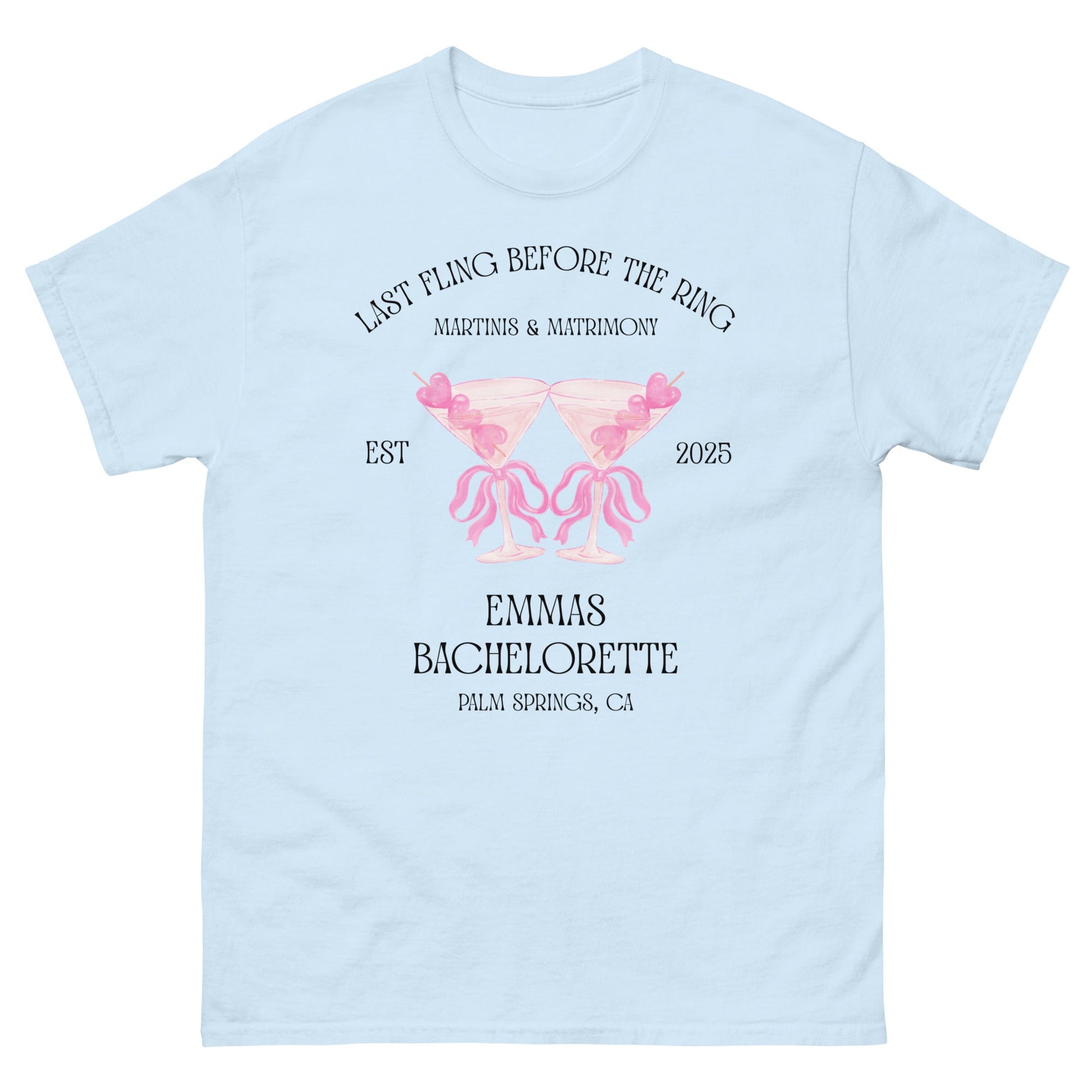 Custom Last Fling Tee – Bride & Hen Party T-Shirt - FunPrint4You