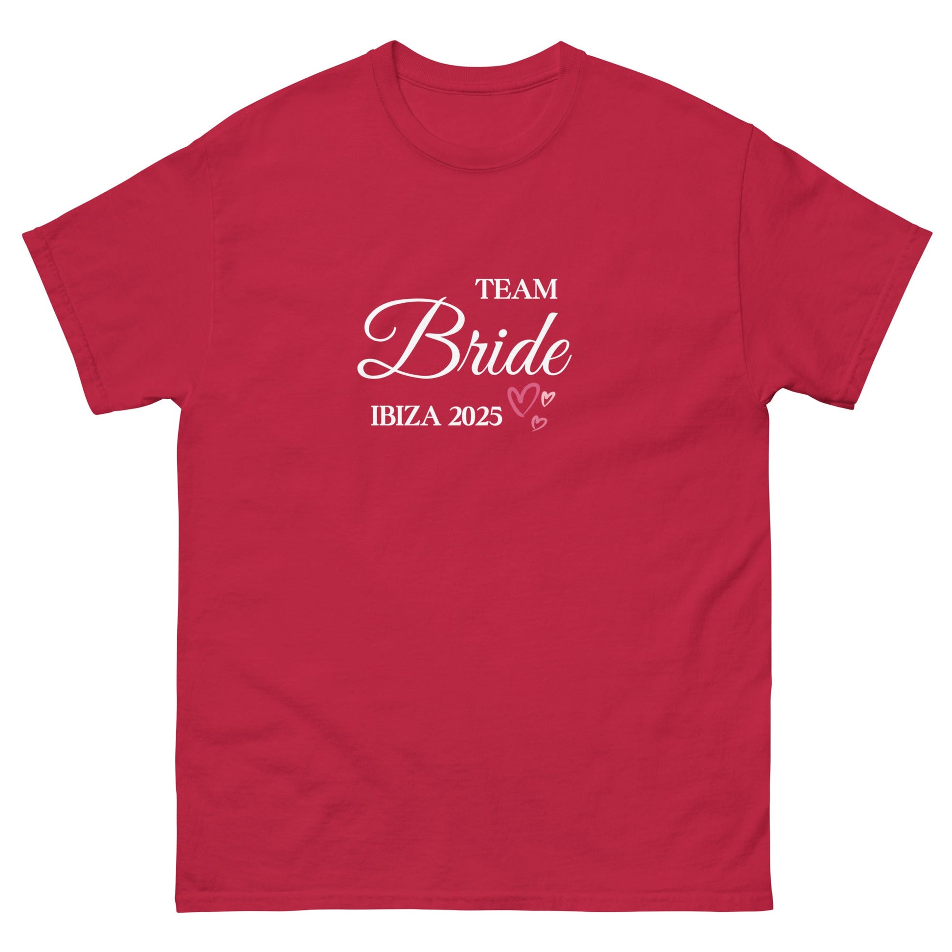 Custom Team Bride Ibiza 2025 T‑Shirt – Personalised Hen Party Tee, Bridesmaid Ibiza Outfit UK & Ireland - FunPrint4You