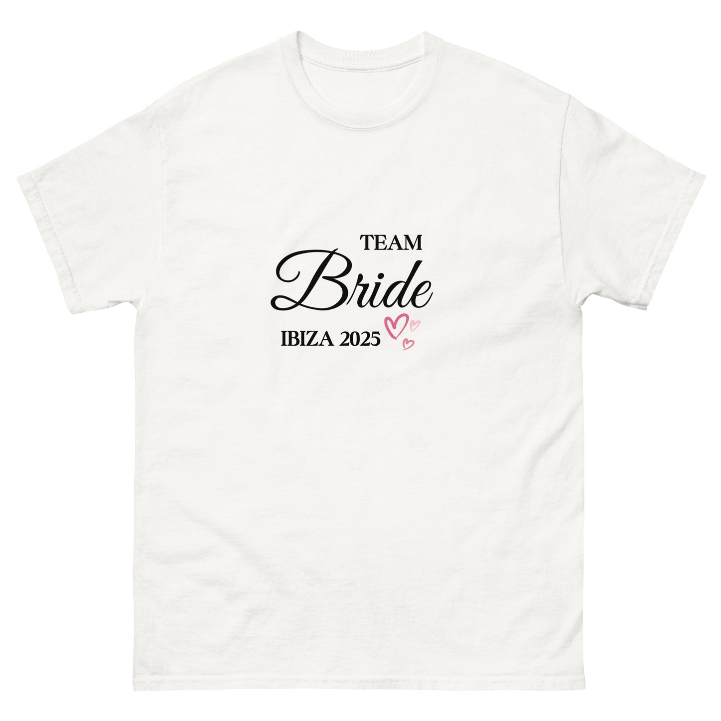 Custom Team Bride Ibiza 2025 T‑Shirt – Personalised Hen Party Tee, Bridesmaid Ibiza Outfit UK & Ireland - FunPrint4You
