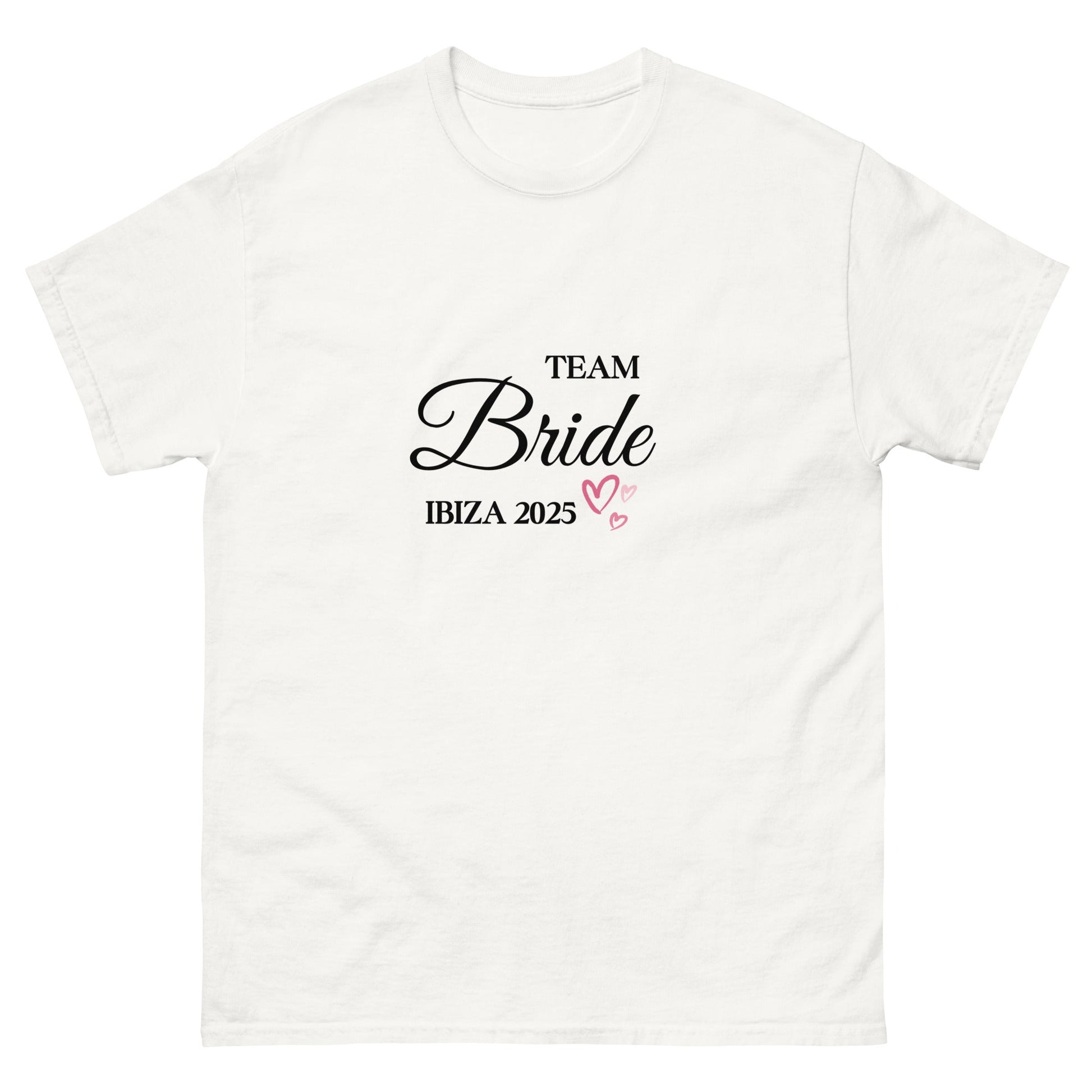 Custom Team Bride Ibiza 2025 T‑Shirt – Personalised Hen Party Tee, Bridesmaid Ibiza Outfit UK & Ireland - FunPrint4You