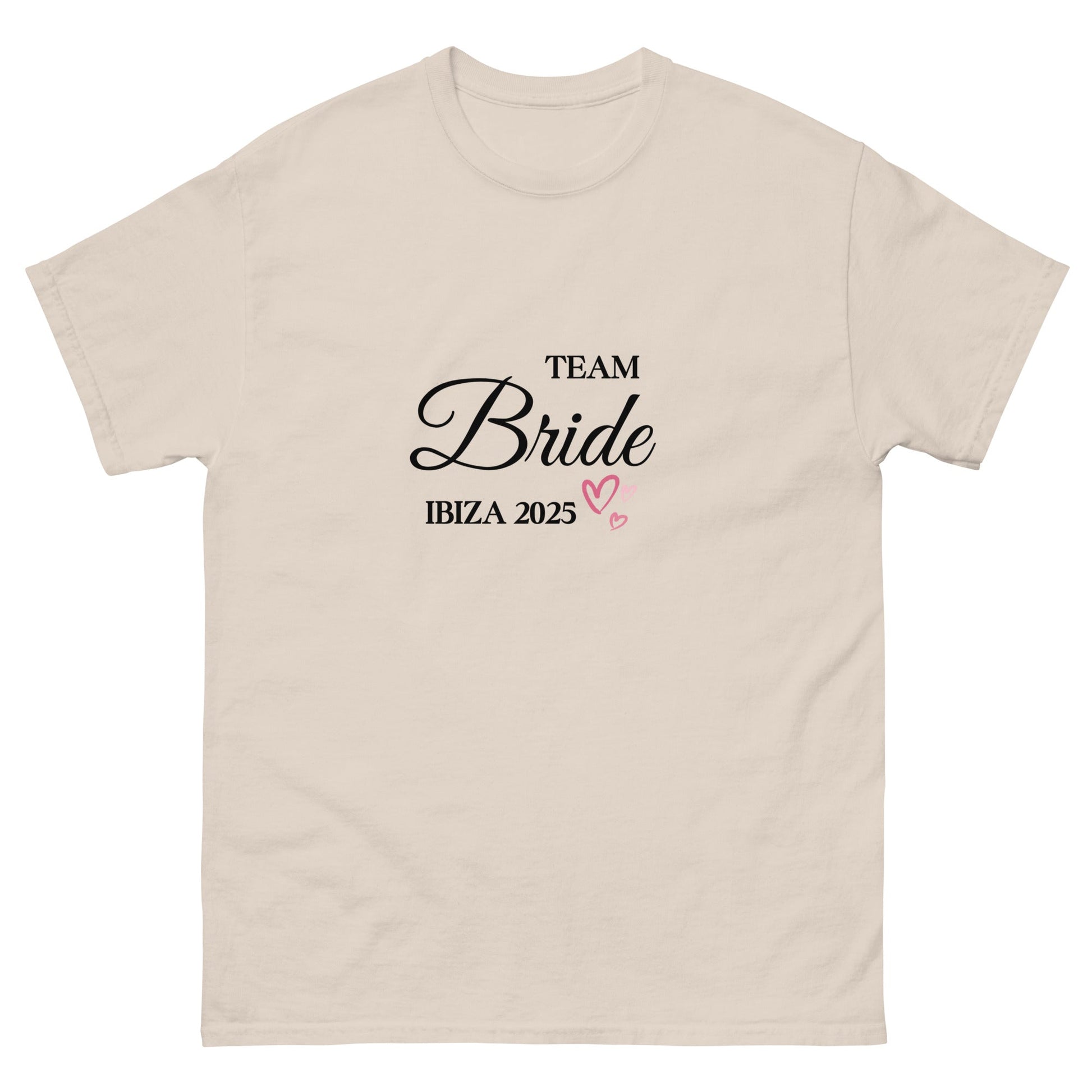 Custom Team Bride Ibiza 2025 T‑Shirt – Personalised Hen Party Tee, Bridesmaid Ibiza Outfit UK & Ireland - FunPrint4You