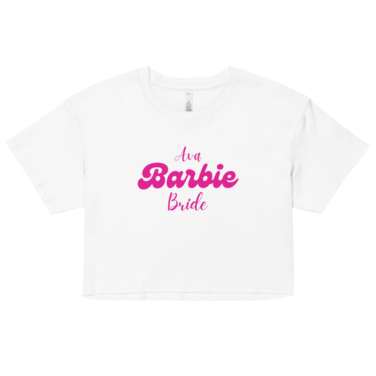 Cute Barbie Bride Women’s Baby Tee – Romantic Bridal Party Shirt, Bachelorette Babydoll Tee, Bridal Shower Gift UK & Ireland - FunPrint4You