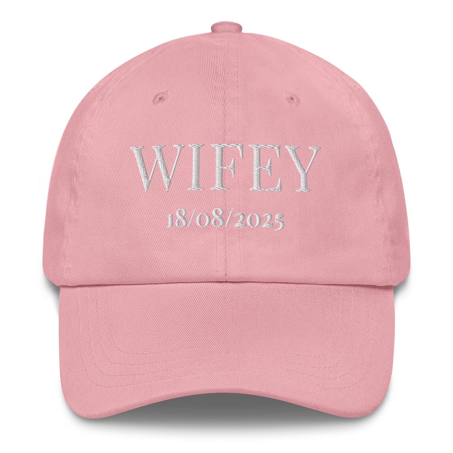 Embroidered Wifey Cap | Bride Hat for Honeymoon & Hen Party | Just Married Gift | Wedding Morning Accessory | Bride - To - Be Baseball Cap - FunPrint4You