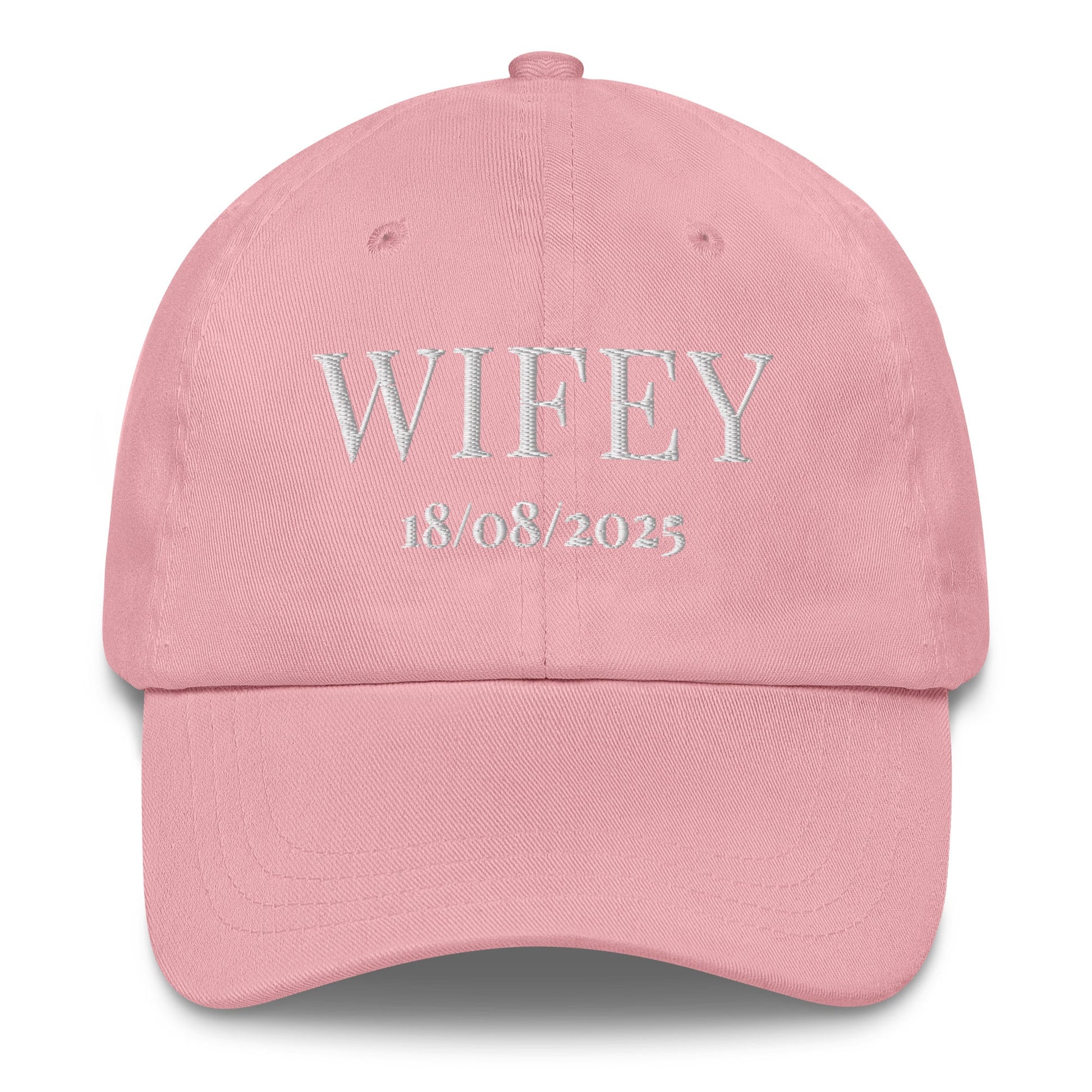Embroidered Wifey Cap | Bride Hat for Honeymoon & Hen Party | Just Married Gift | Wedding Morning Accessory | Bride - To - Be Baseball Cap - FunPrint4You