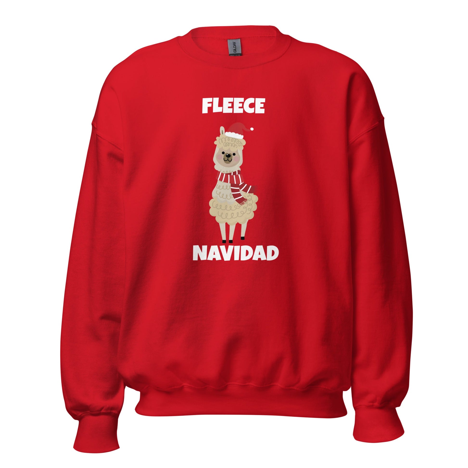 Fleece Navidad Llama Christmas Jumper – Funny Festive - FunPrint4You