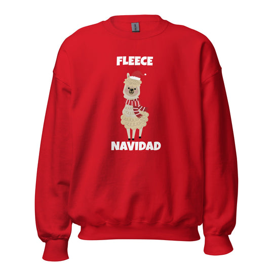 Fleece Navidad Llama Christmas Jumper – Funny Festive - FunPrint4You