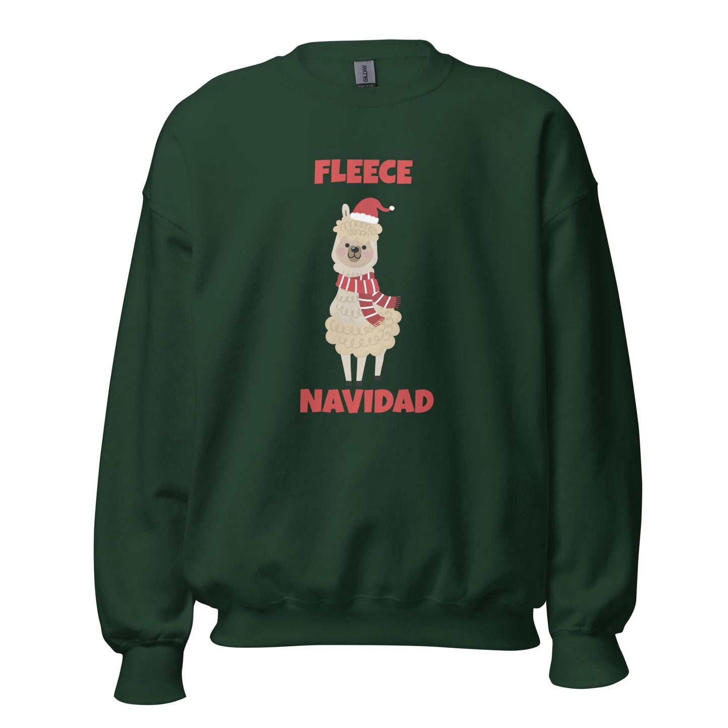 Fleece Navidad Llama Christmas Jumper – Funny Festive - FunPrint4You