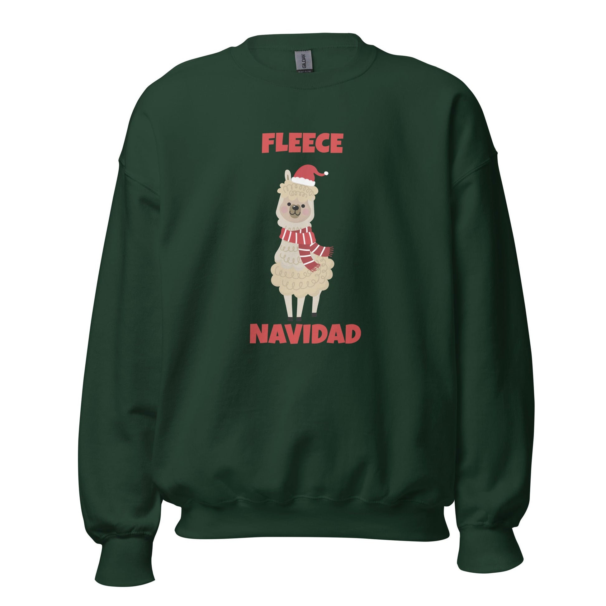 Fleece Navidad Llama Christmas Jumper – Funny Festive - FunPrint4You