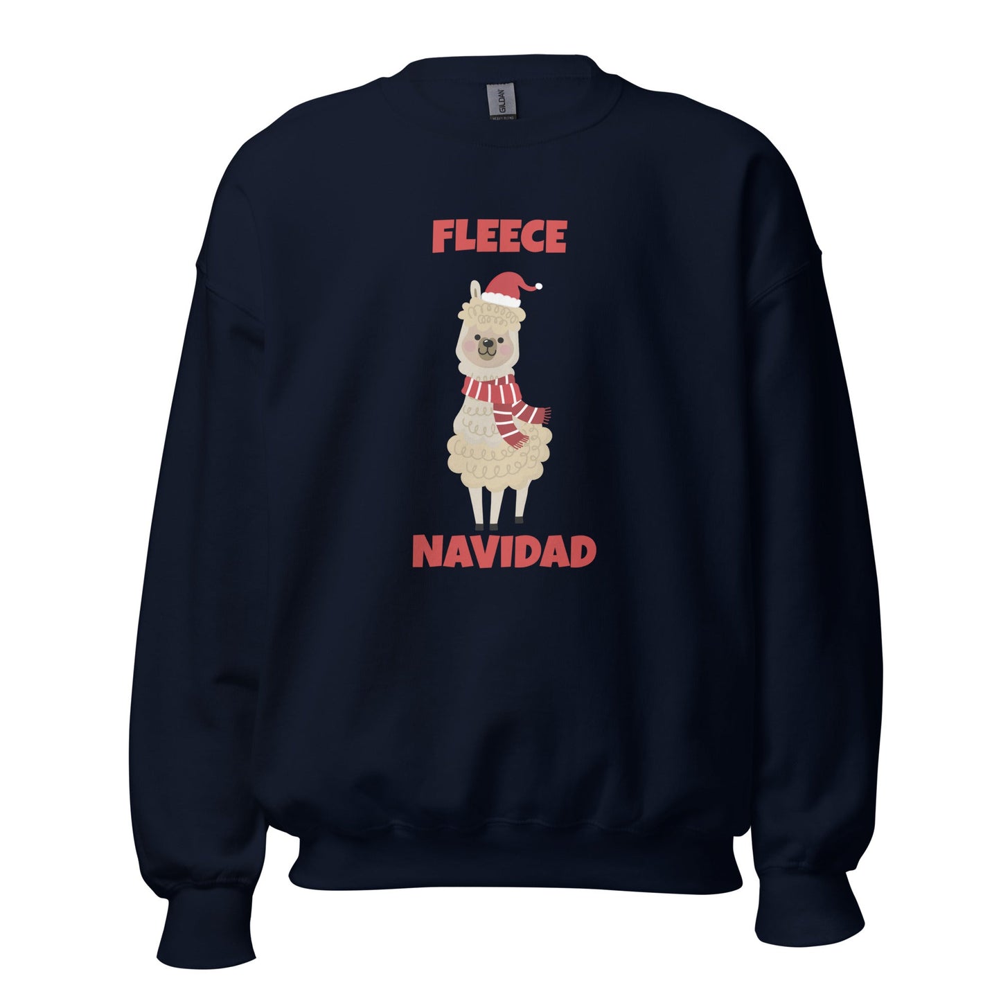 Fleece Navidad Llama Christmas Jumper – Funny Festive - FunPrint4You