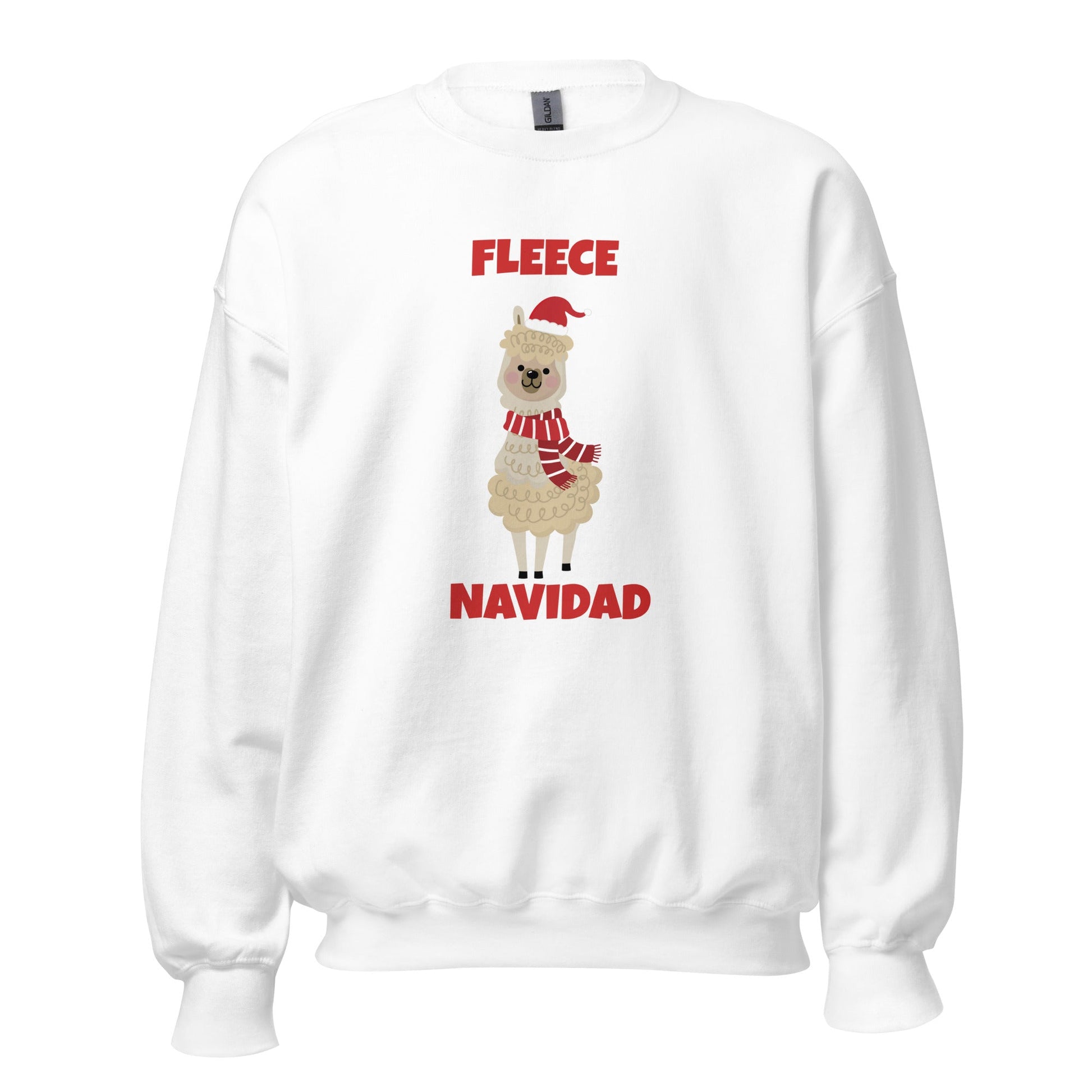 Fleece Navidad Llama Christmas Jumper – Funny Festive - FunPrint4You