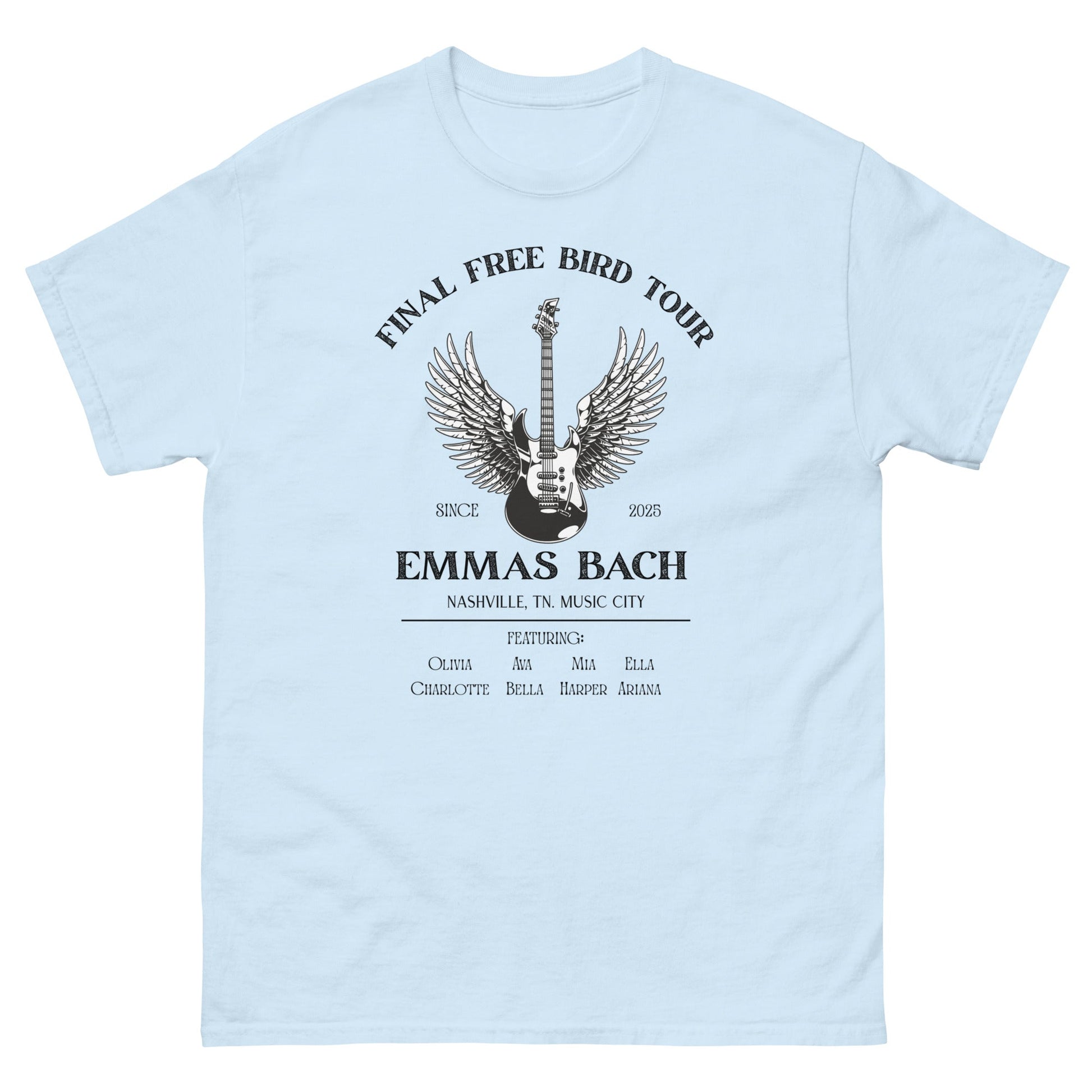 Free Bird Tour Tee – Rock Bride Hen Party Shirt - FunPrint4You