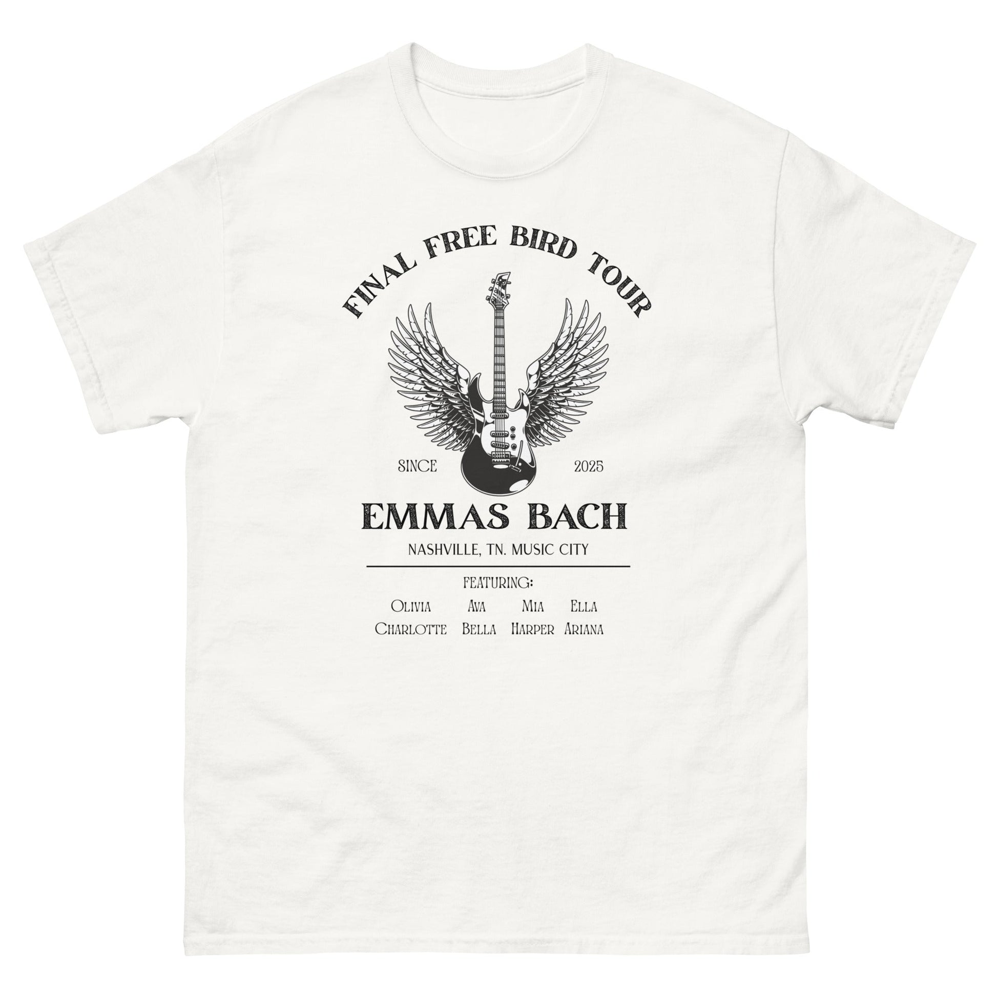 Free Bird Tour Tee – Rock Bride Hen Party Shirt - FunPrint4You
