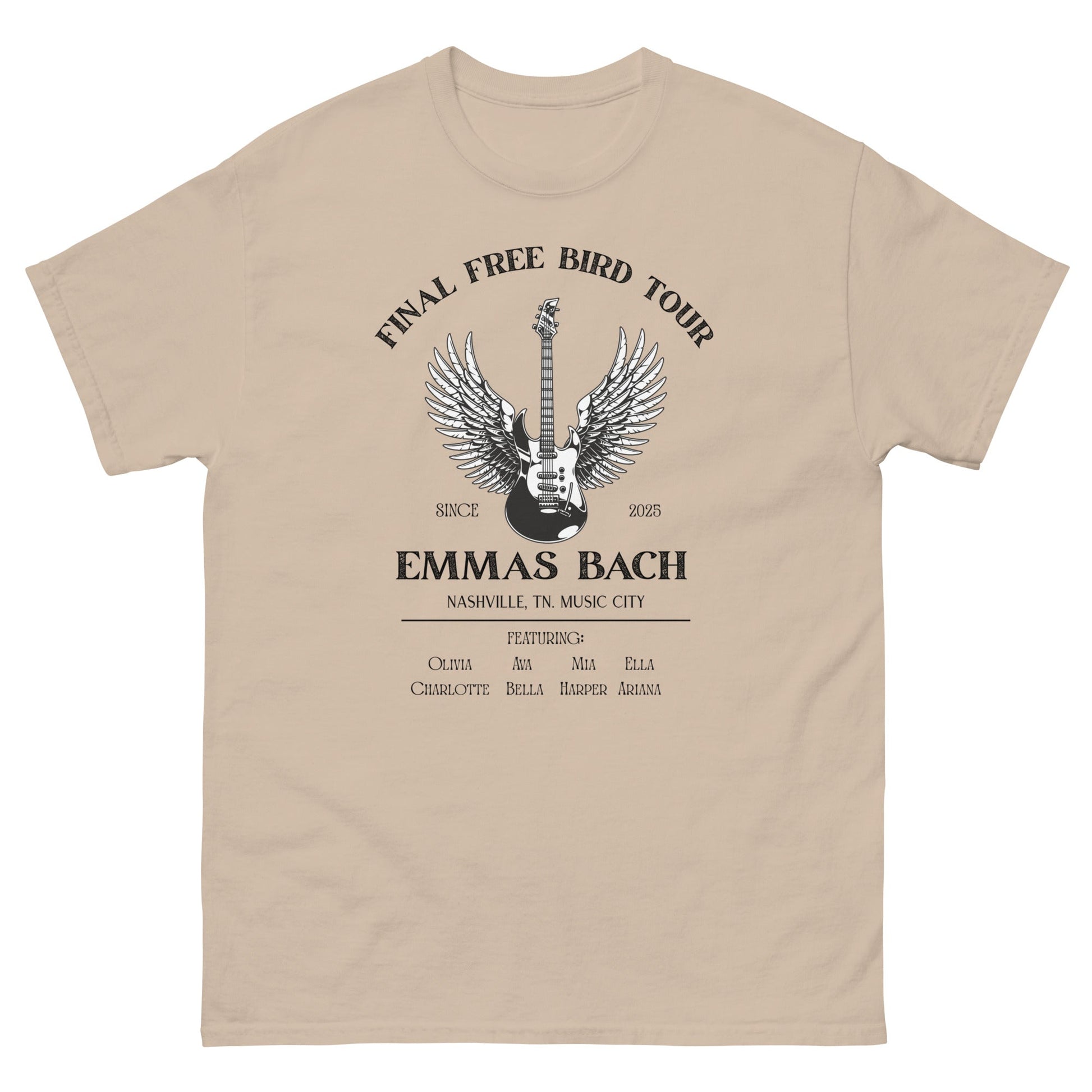 Free Bird Tour Tee – Rock Bride Hen Party Shirt - FunPrint4You