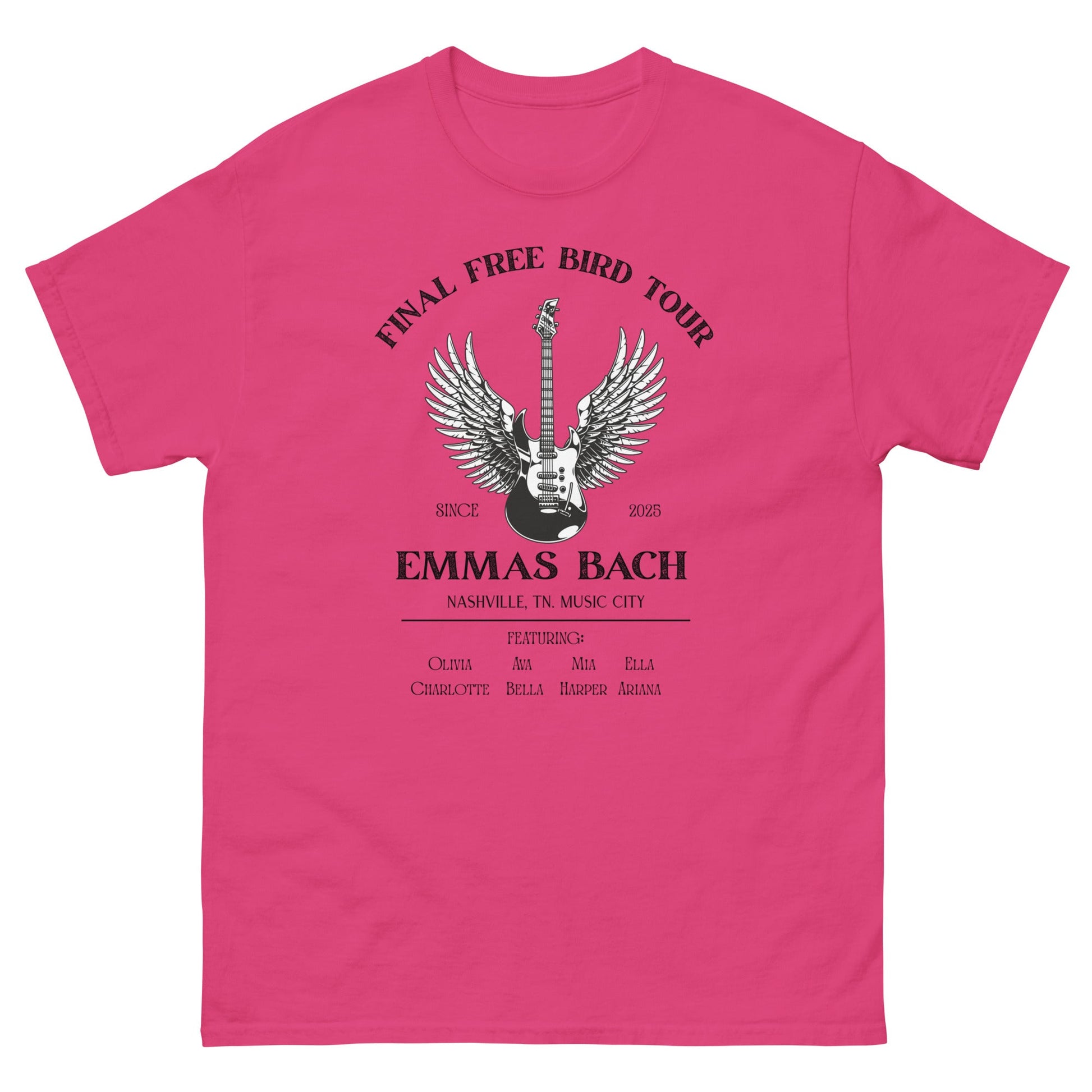 Free Bird Tour Tee – Rock Bride Hen Party Shirt - FunPrint4You