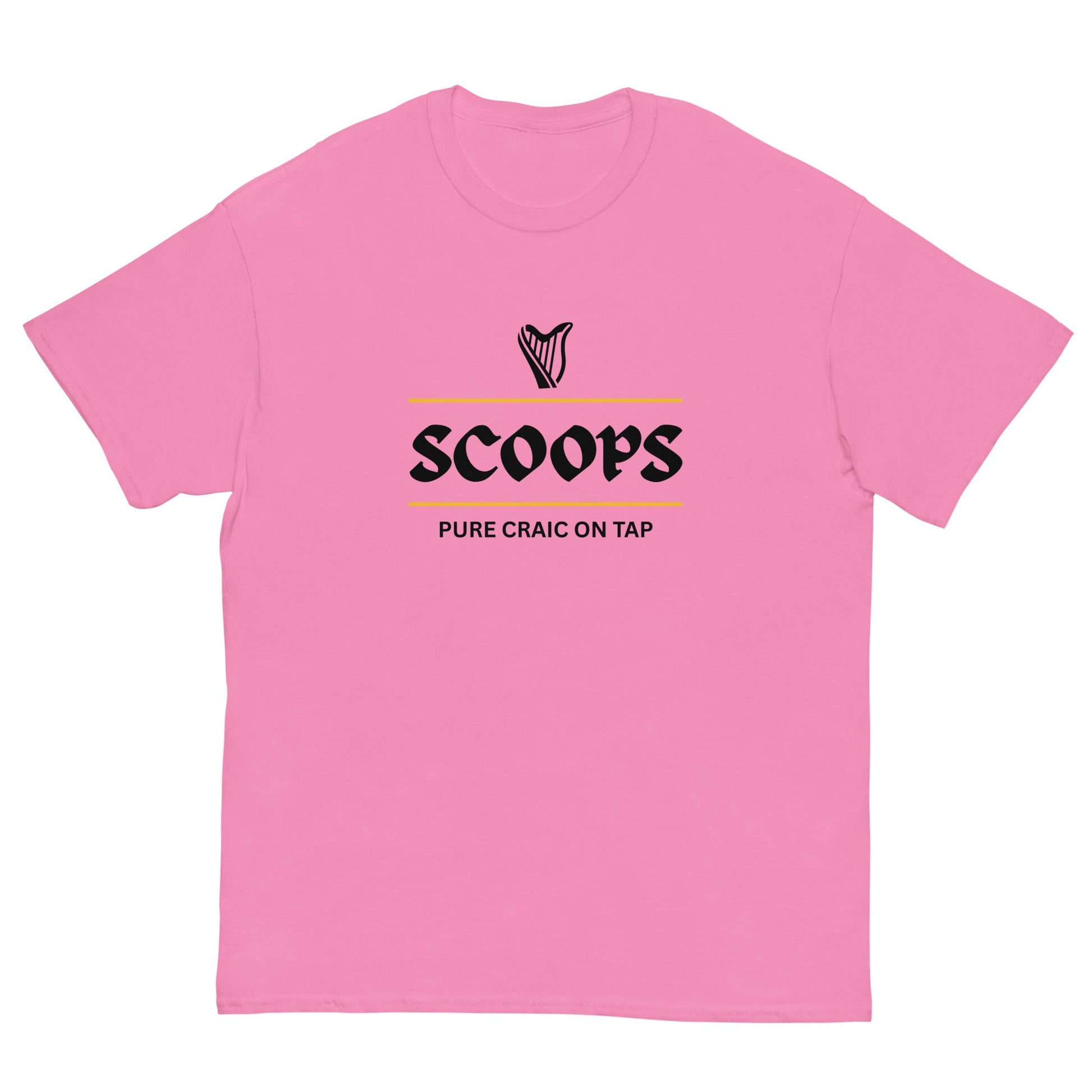 Funny Irish Scoops T-Shirt | Pure Craic on Tap Drinking Tee - FunPrint4You