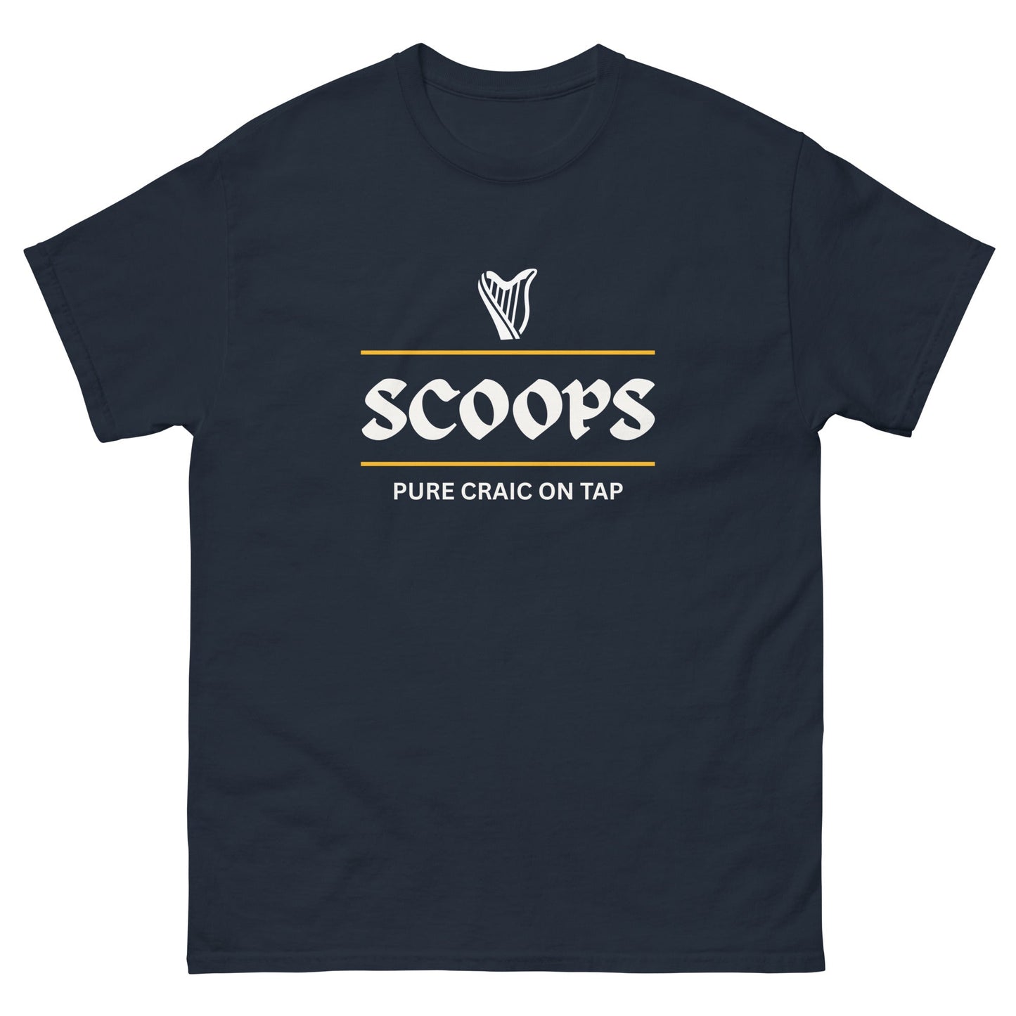 Funny Irish Scoops T-Shirt | Pure Craic on Tap Drinking Tee - FunPrint4You