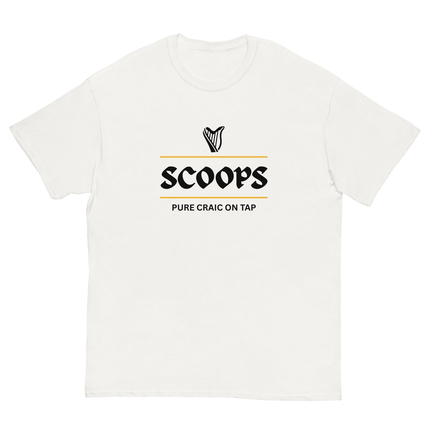 Funny Irish Scoops T-Shirt | Pure Craic on Tap Drinking Tee - FunPrint4You
