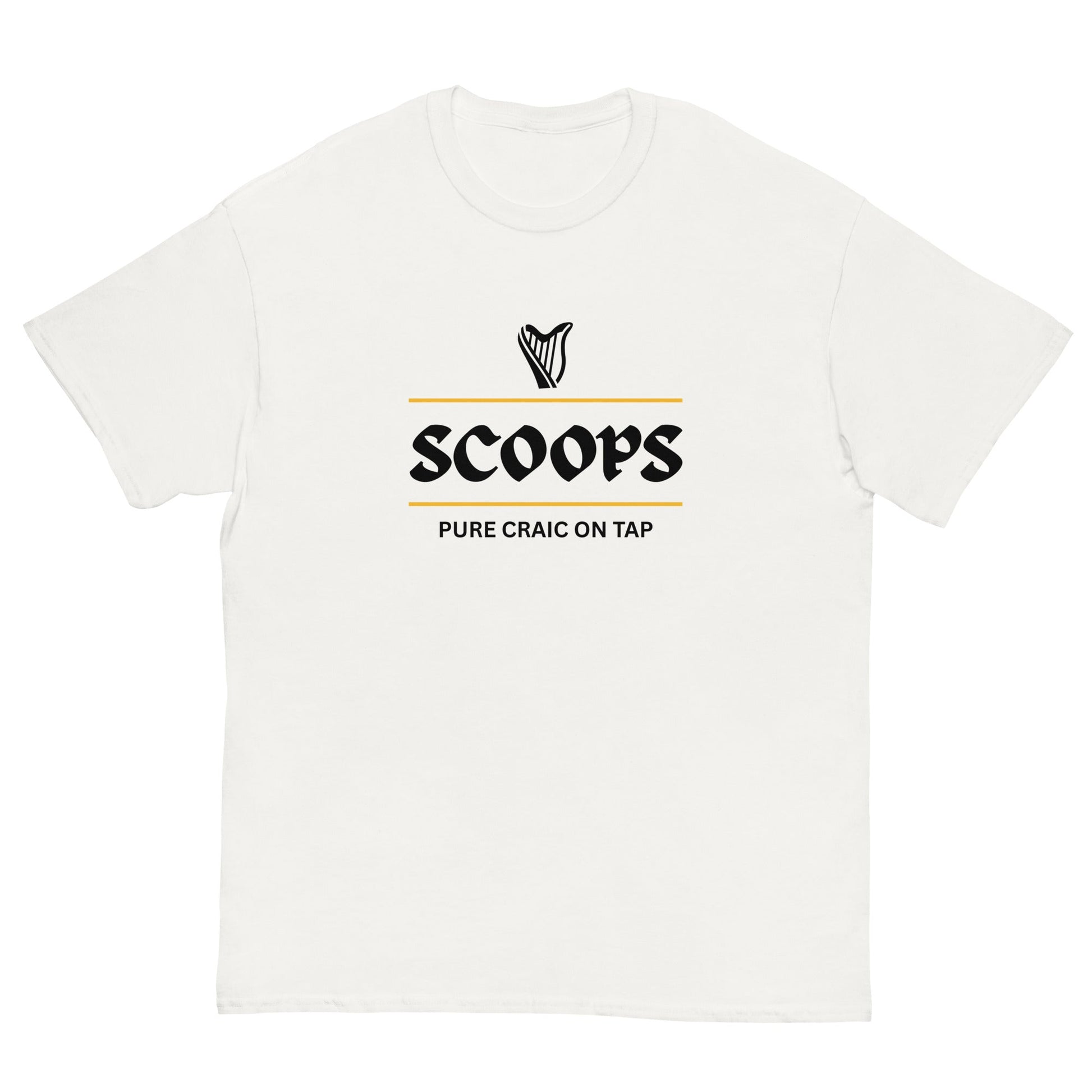 Funny Irish Scoops T-Shirt | Pure Craic on Tap Drinking Tee - FunPrint4You