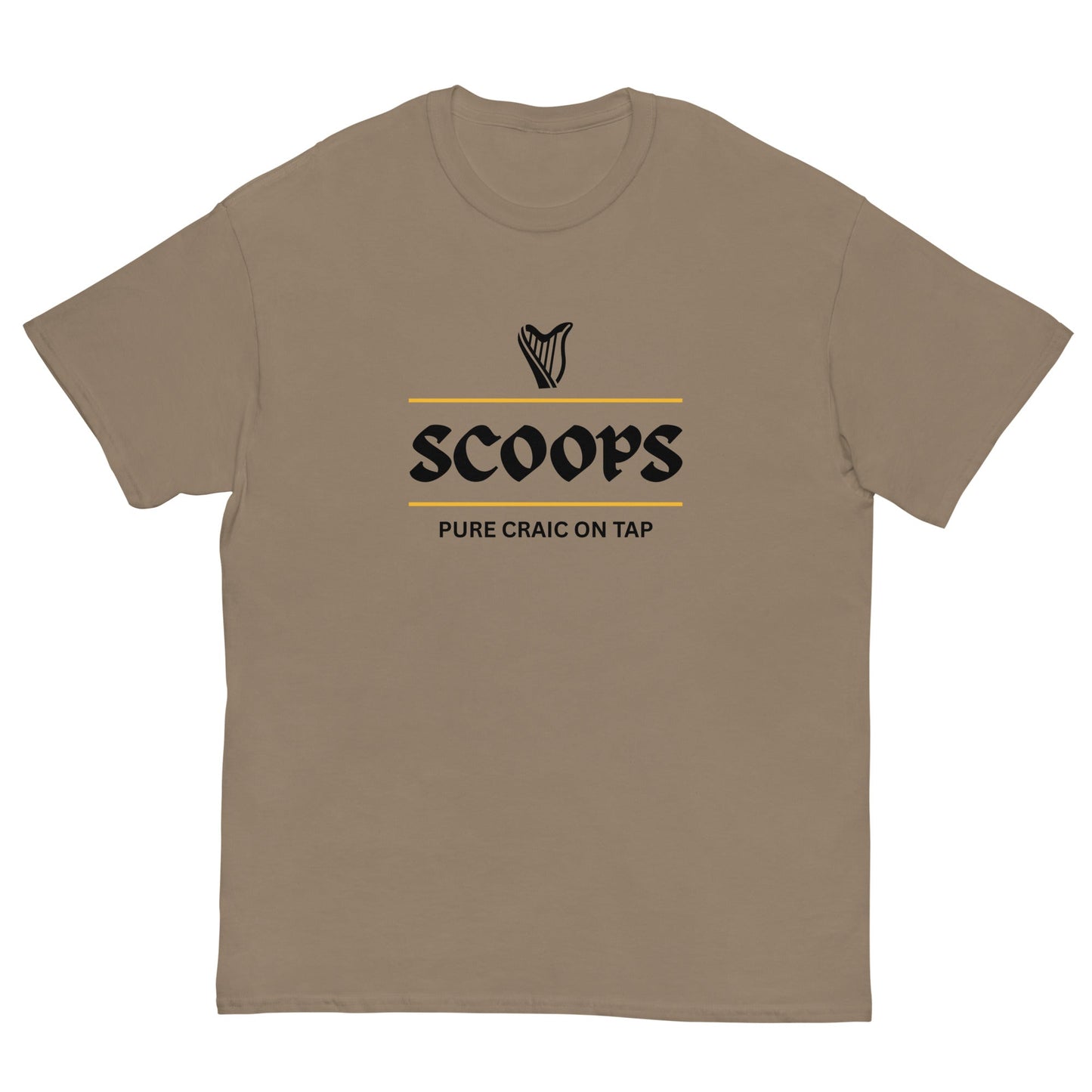 Funny Irish Scoops T-Shirt | Pure Craic on Tap Drinking Tee - FunPrint4You