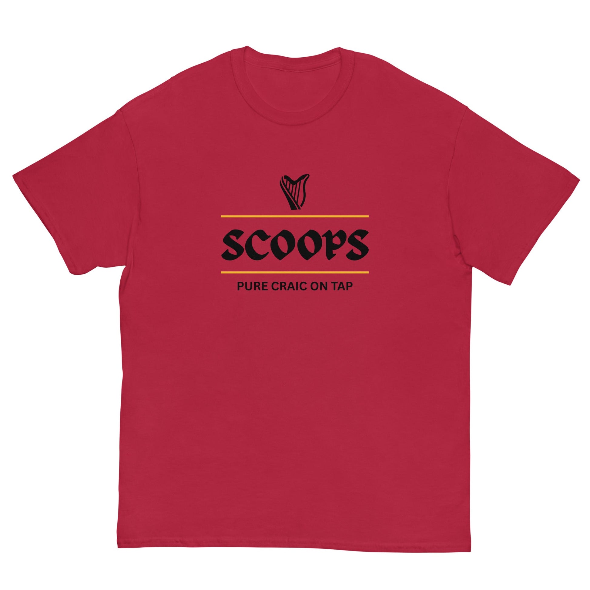 Funny Irish Scoops T-Shirt | Pure Craic on Tap Drinking Tee - FunPrint4You