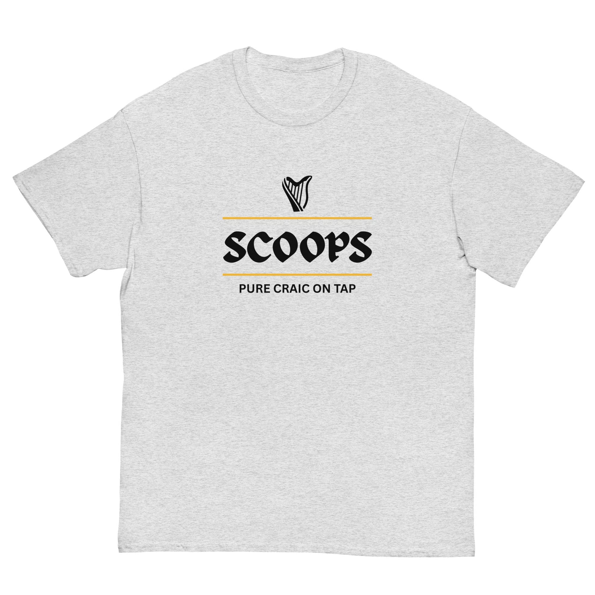 Funny Irish Scoops T-Shirt | Pure Craic on Tap Drinking Tee - FunPrint4You