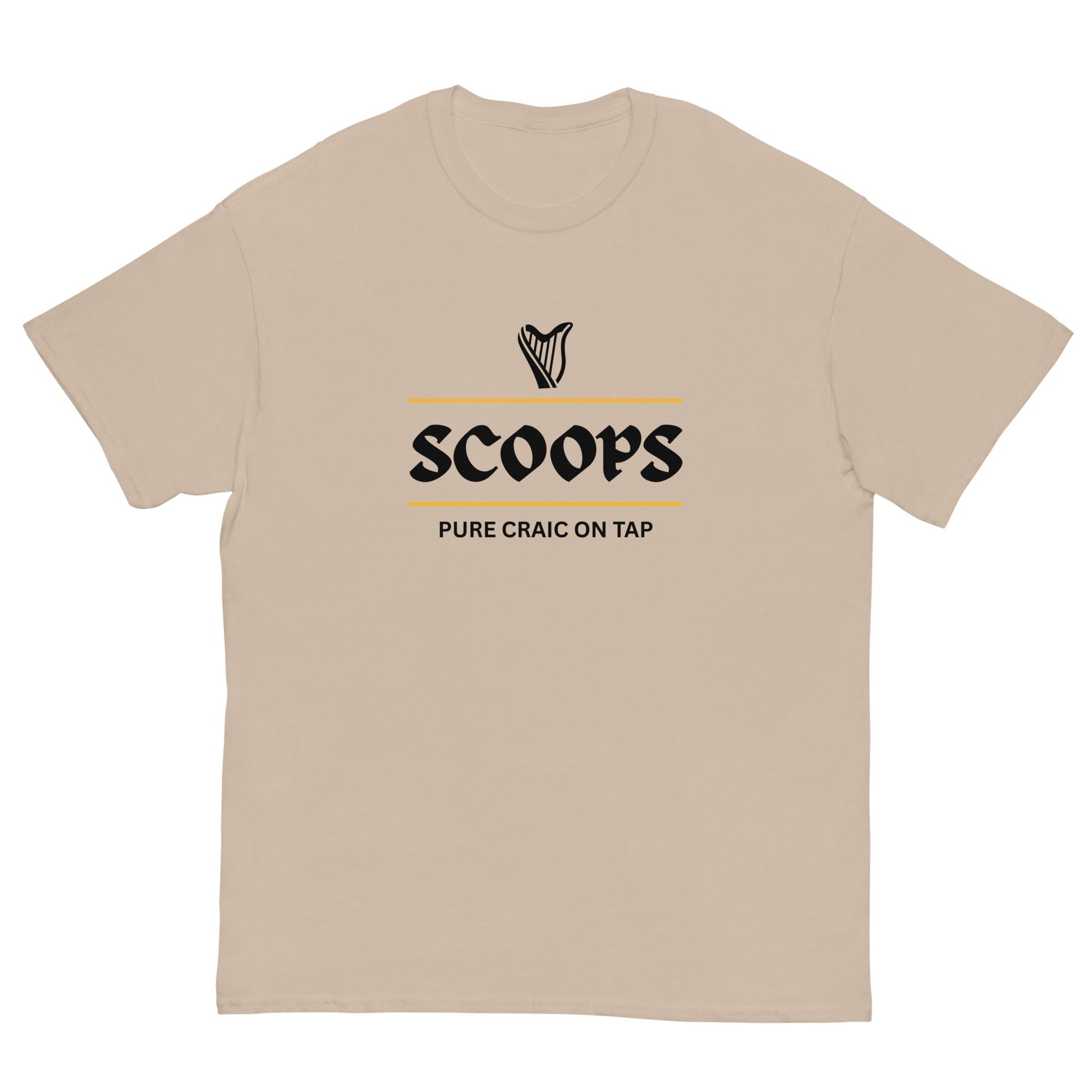 Funny Irish Scoops T-Shirt | Pure Craic on Tap Drinking Tee - FunPrint4You