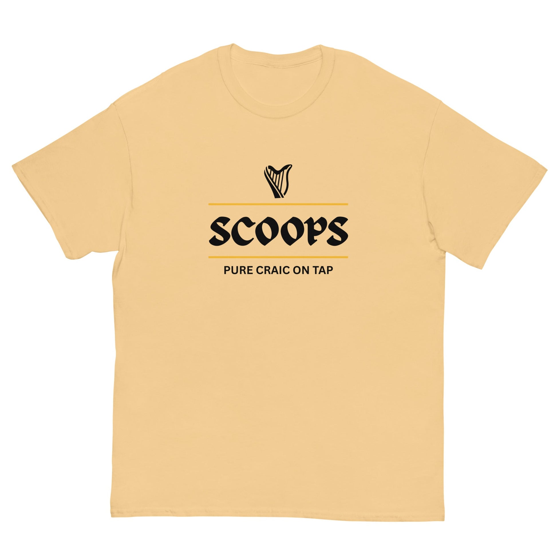 Funny Irish Scoops T-Shirt | Pure Craic on Tap Drinking Tee - FunPrint4You