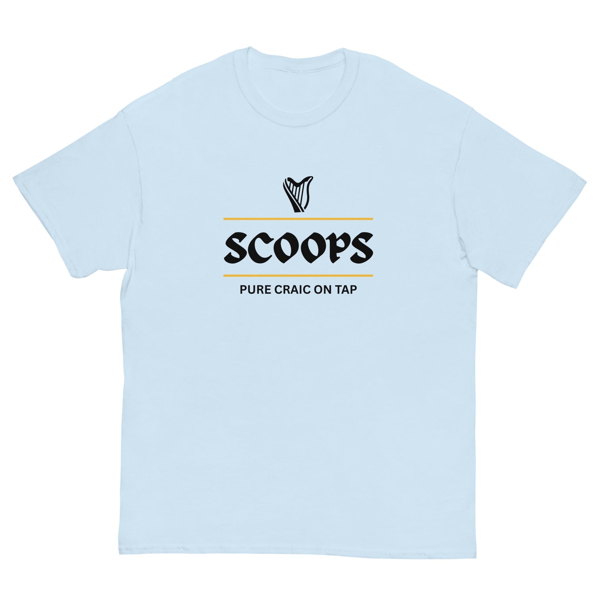 Funny Irish Scoops T-Shirt | Pure Craic on Tap Drinking Tee - FunPrint4You