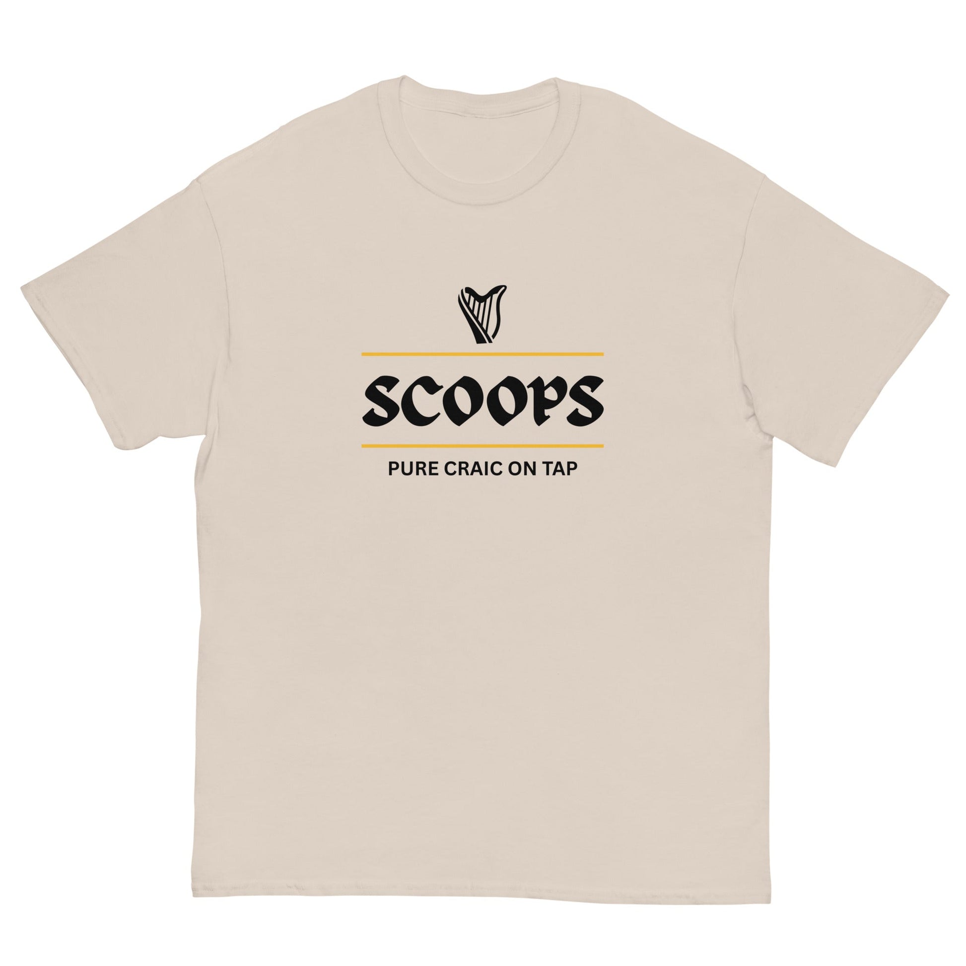 Funny Irish Scoops T-Shirt | Pure Craic on Tap Drinking Tee - FunPrint4You
